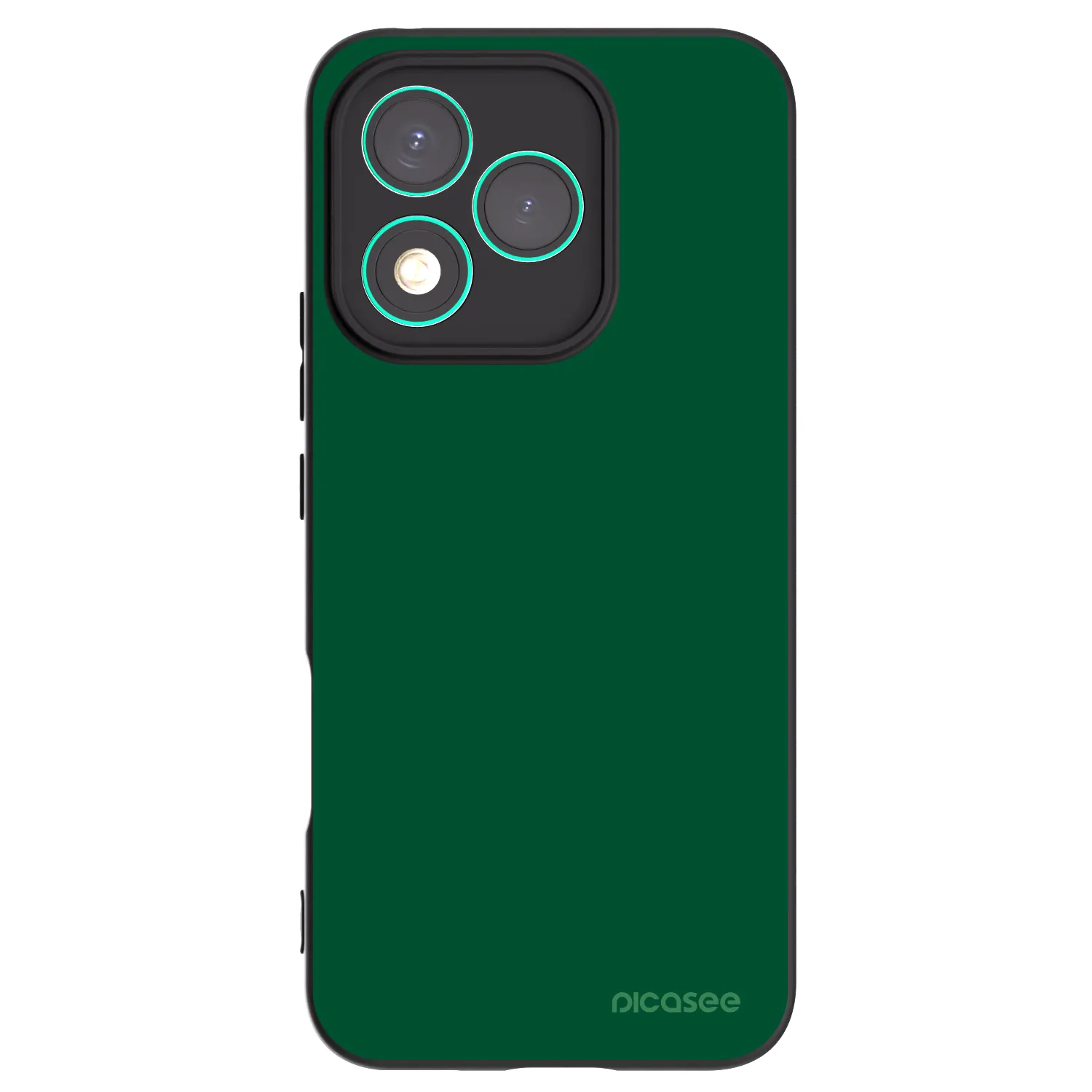Picasee crna silikonska maskica za Honor 400 Lite 5G - Green Gleam