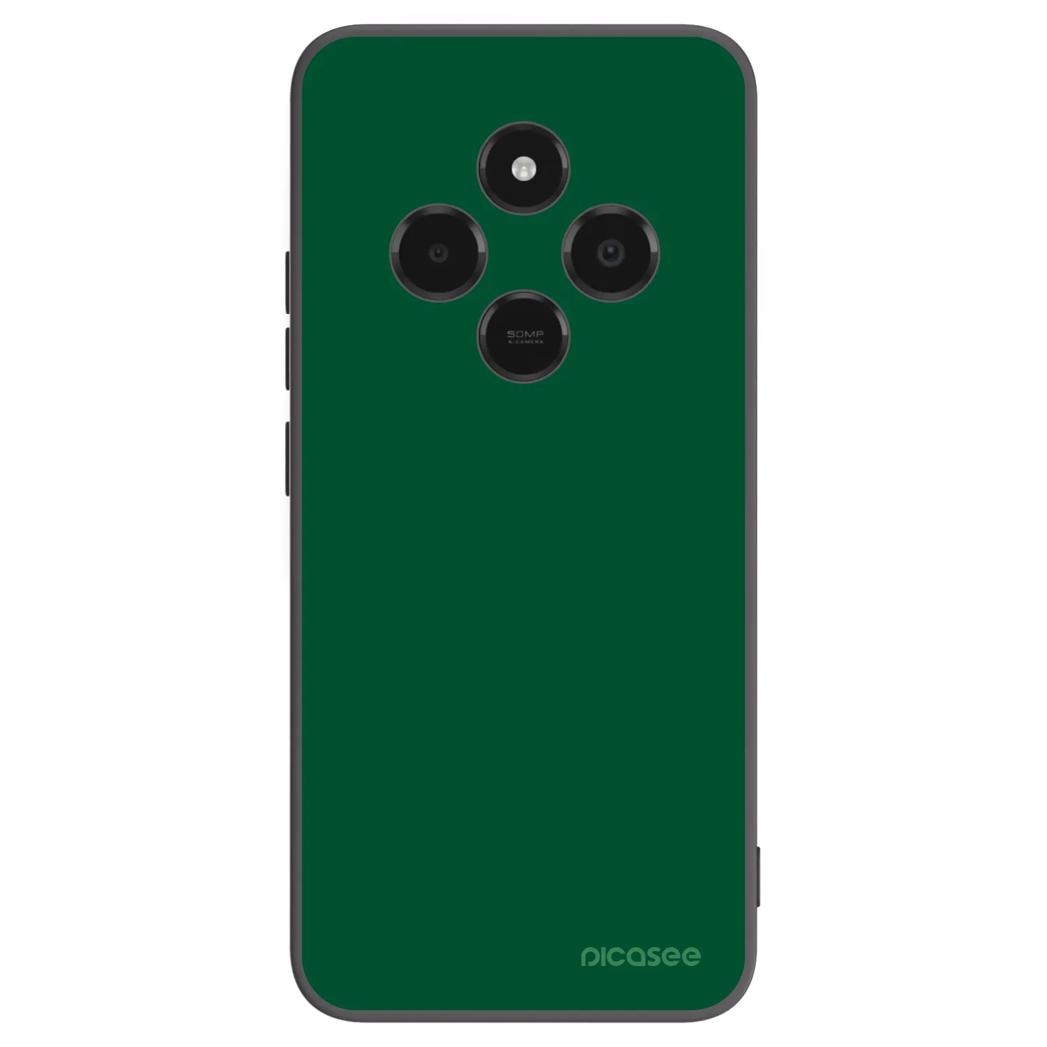 Picasee crna silikonska maskica za Xiaomi Poco C75 - Green Gleam