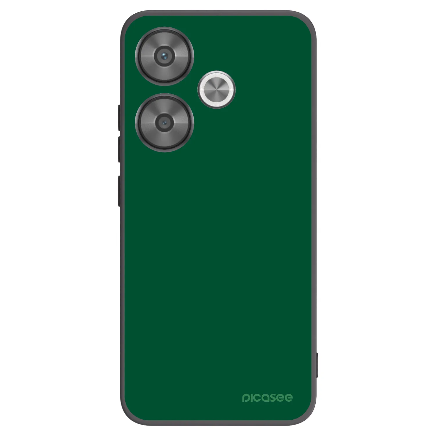 Picasee crna silikonska maskica za Xiaomi Poco F6 - Green Gleam