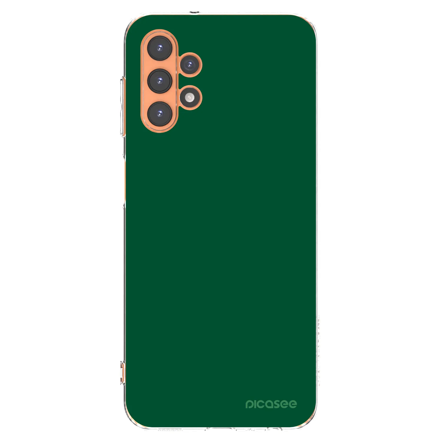 Picasee silikonska prozirna maskica za Samsung Galaxy A13 5G - Green Gleam