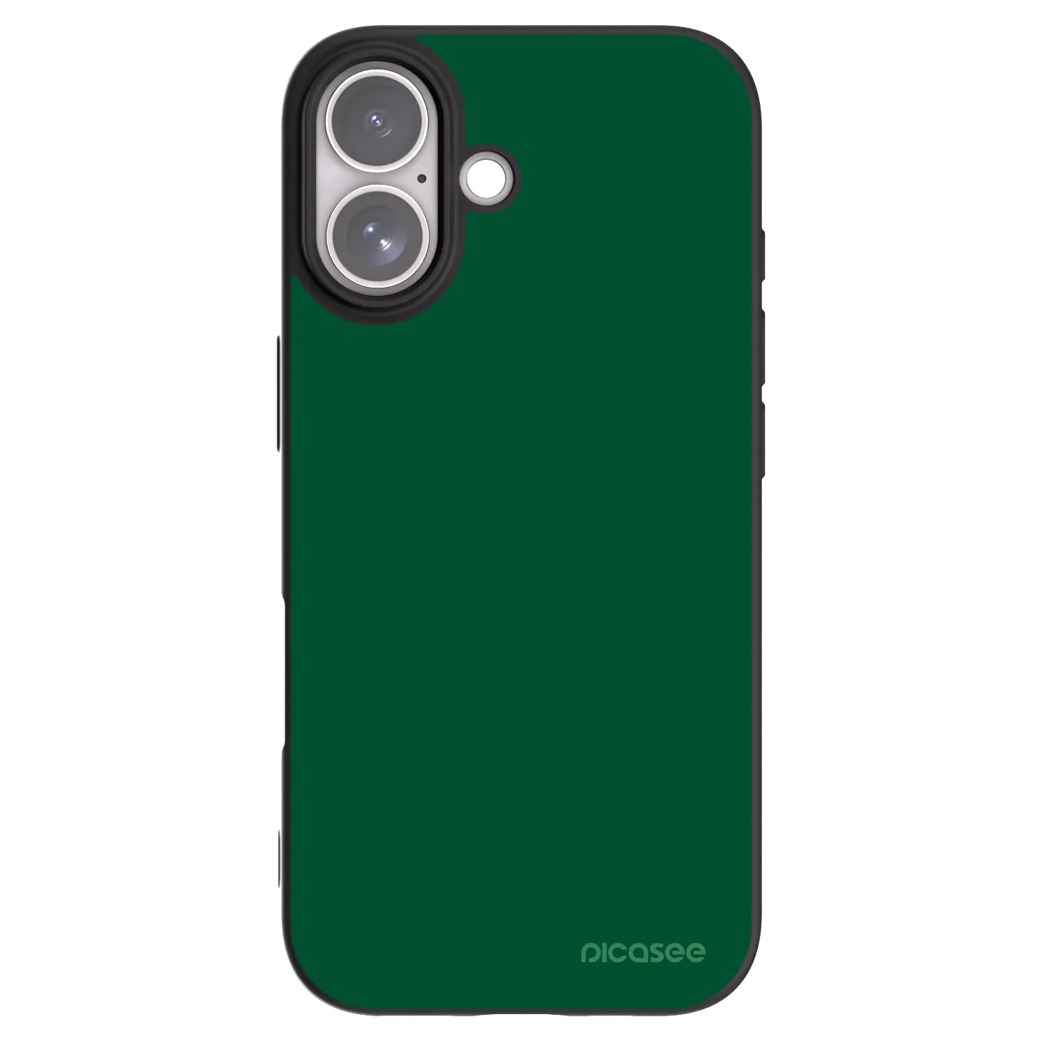 Picasee crna silikonska maskica za Apple iPhone 17 - Green Gleam