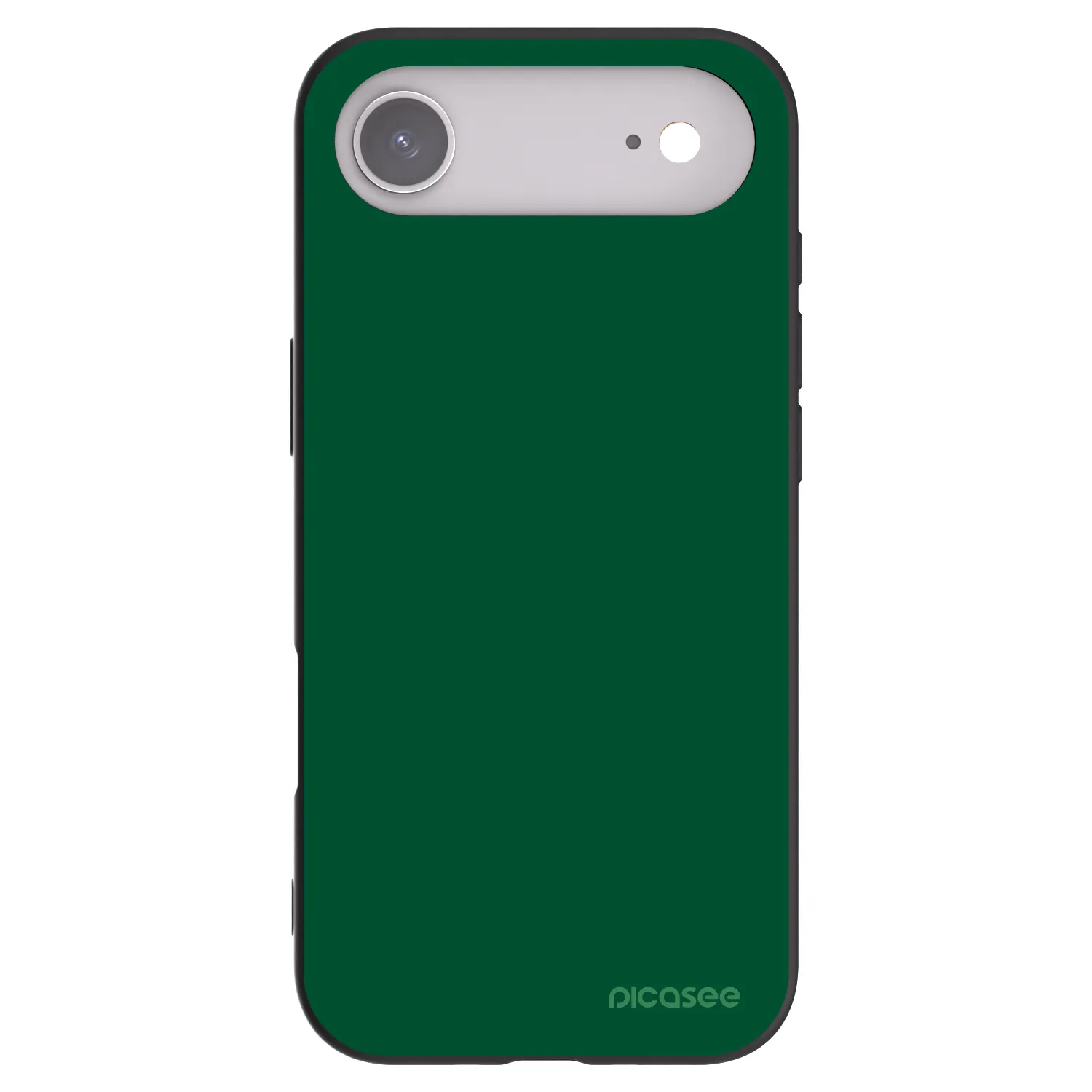 Picasee crna silikonska maskica za Apple iPhone Air - Green Gleam