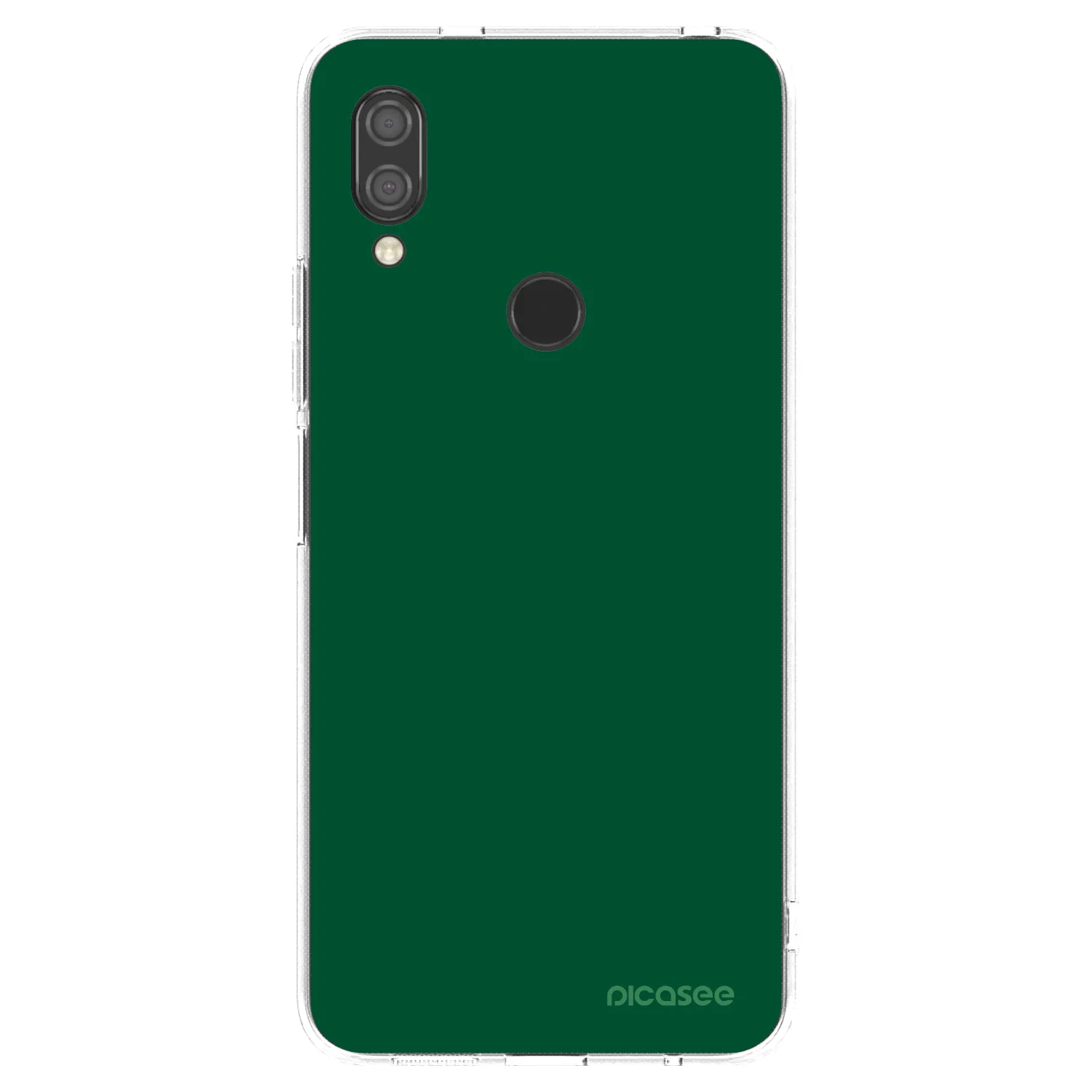 Picasee silikonska prozirna maskica za Xiaomi Redmi 7 - Green Gleam