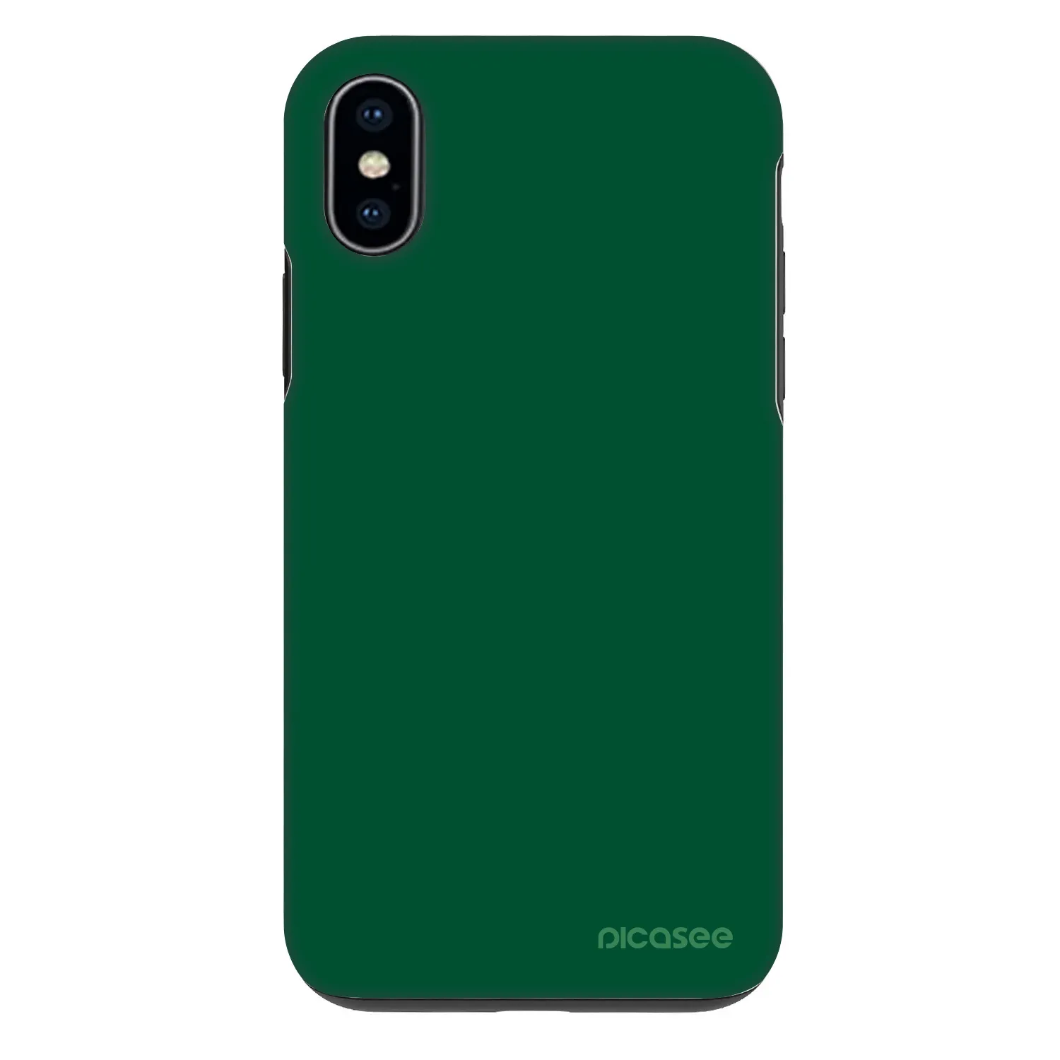 Picasee Fashion Case za Apple iPhone X/XS - Green Gleam