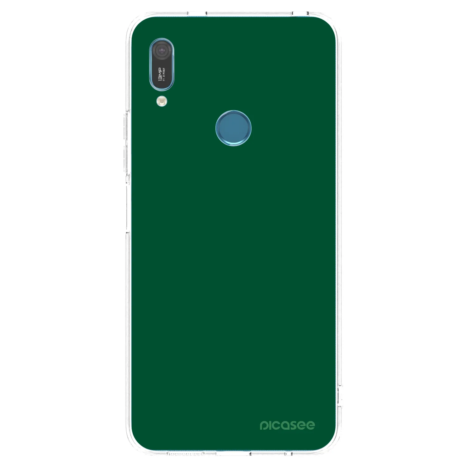 Picasee silikonska prozirna maskica za Huawei Y6 2019 - Green Gleam