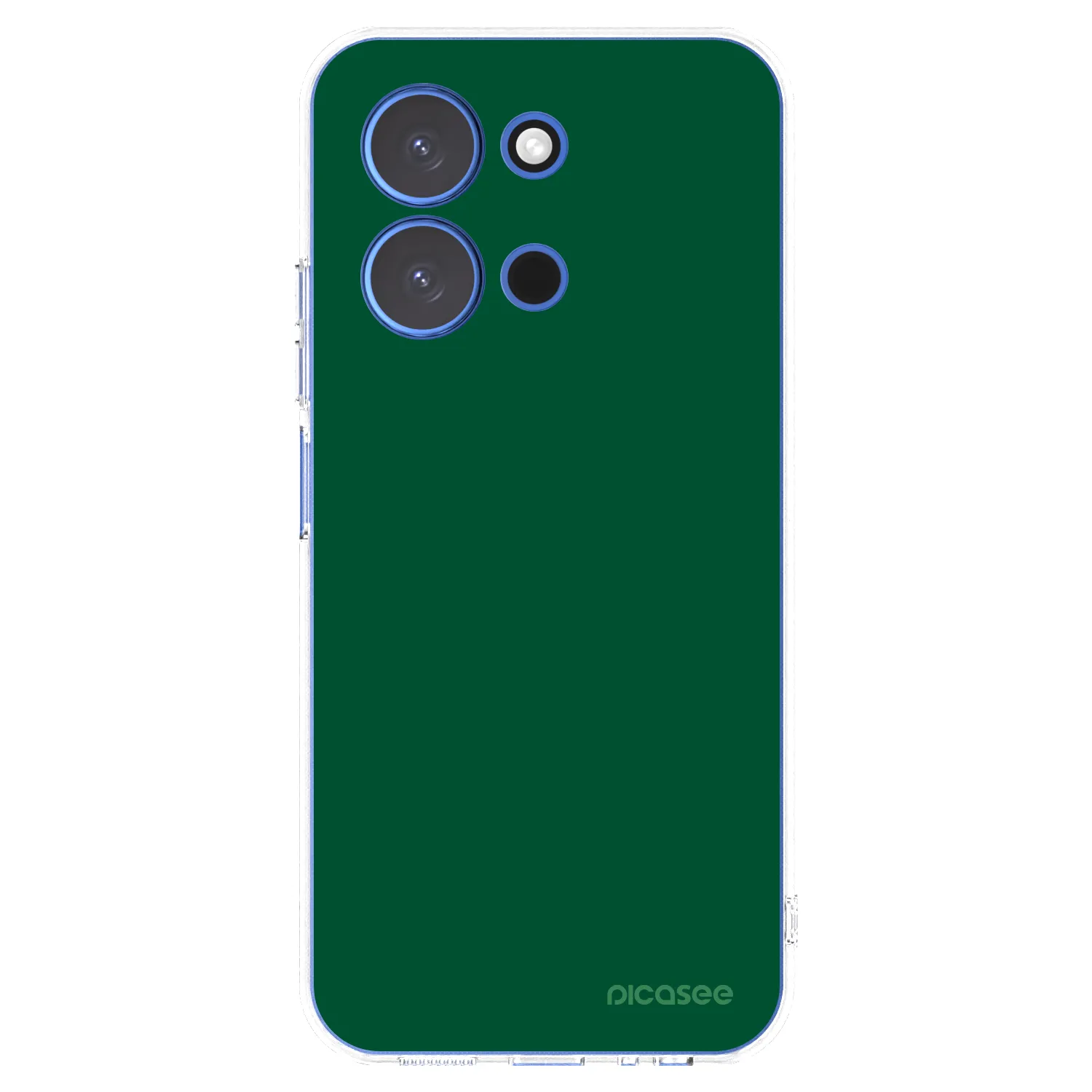 Picasee silikonska prozirna maskica za Xiaomi Redmi 15C 4G - Green Gleam