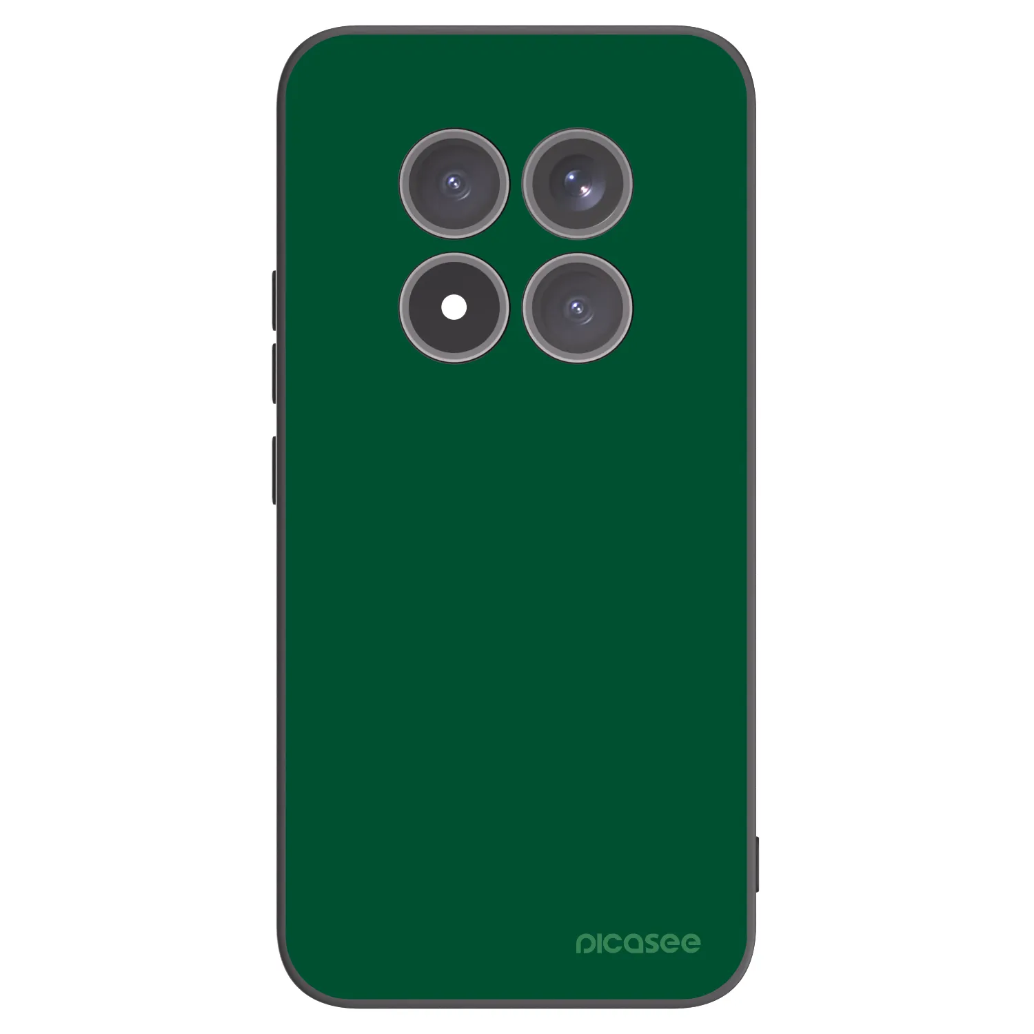 Picasee crna silikonska maskica za Xiaomi Redmi Note 15 Pro+ - Green Gleam