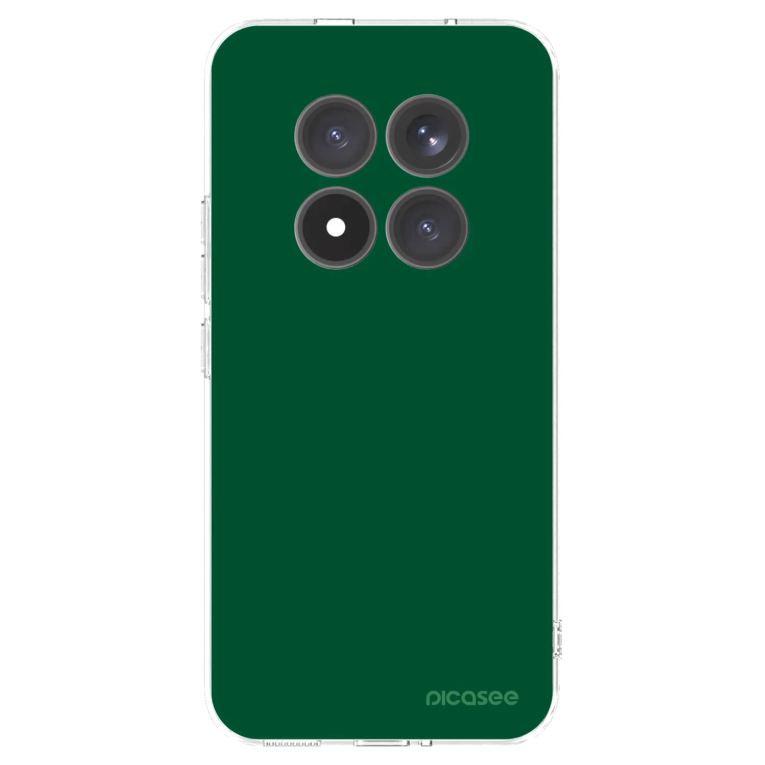Picasee silikonska prozirna maskica za Xiaomi Redmi Note 15 Pro+ - Green Gleam