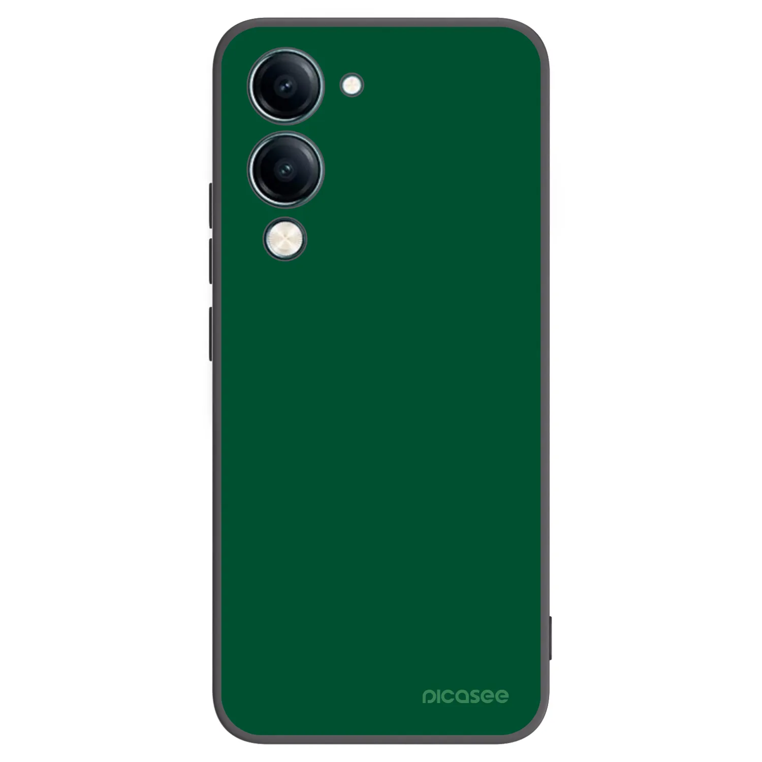 Picasee crna silikonska maskica za Vivo Y29s 5G - Green Gleam
