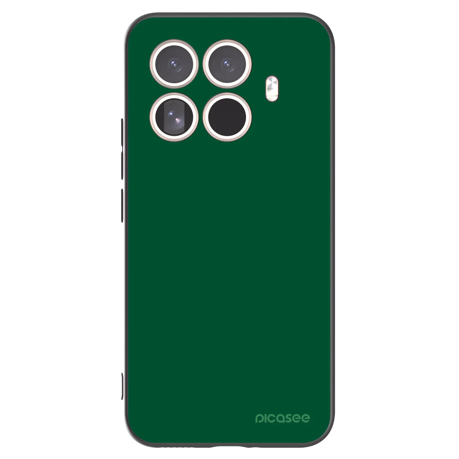 Picasee crna silikonska maskica za Xiaomi 15T Pro - Green Gleam