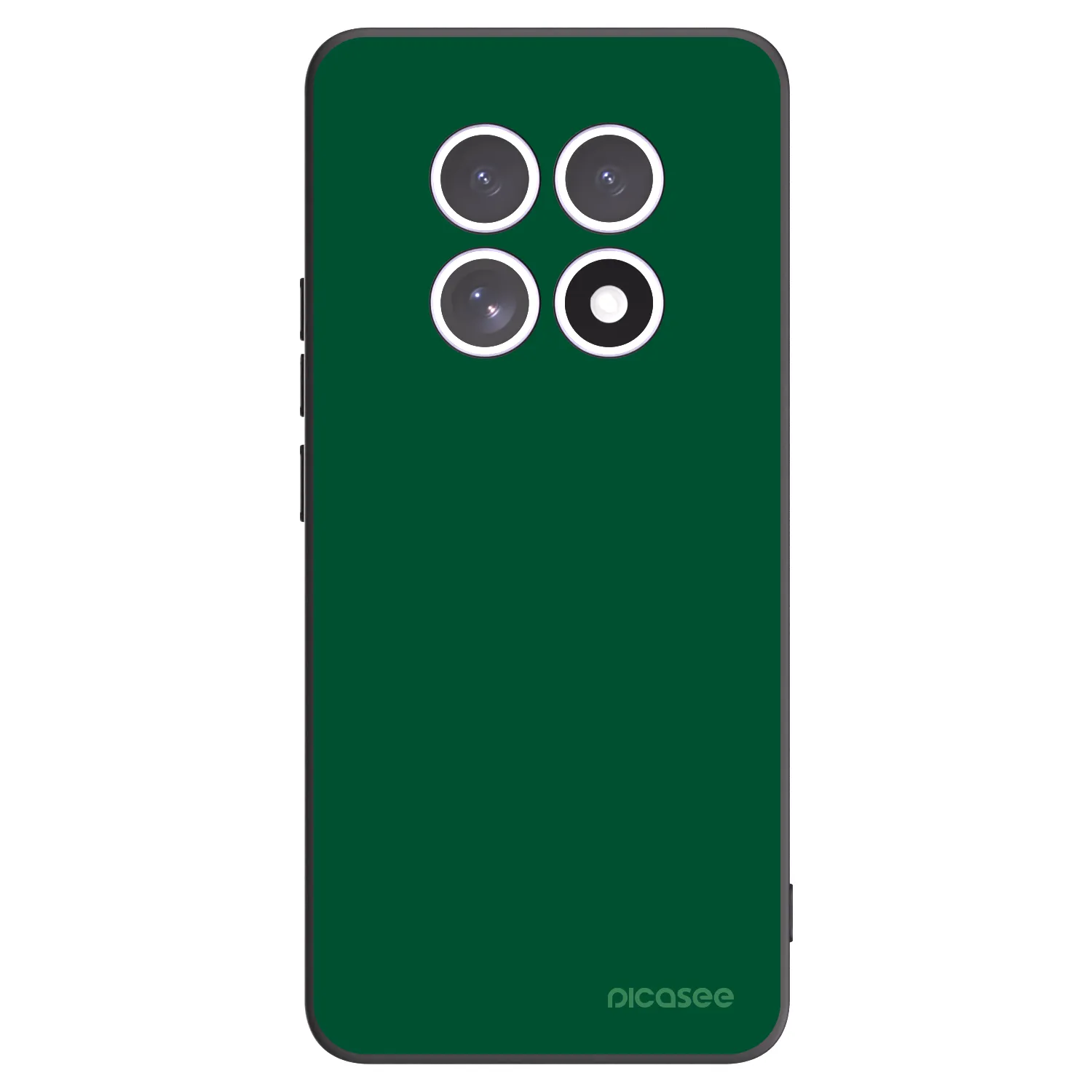 Picasee crna silikonska maskica za Xiaomi Redmi Note 15 - Green Gleam