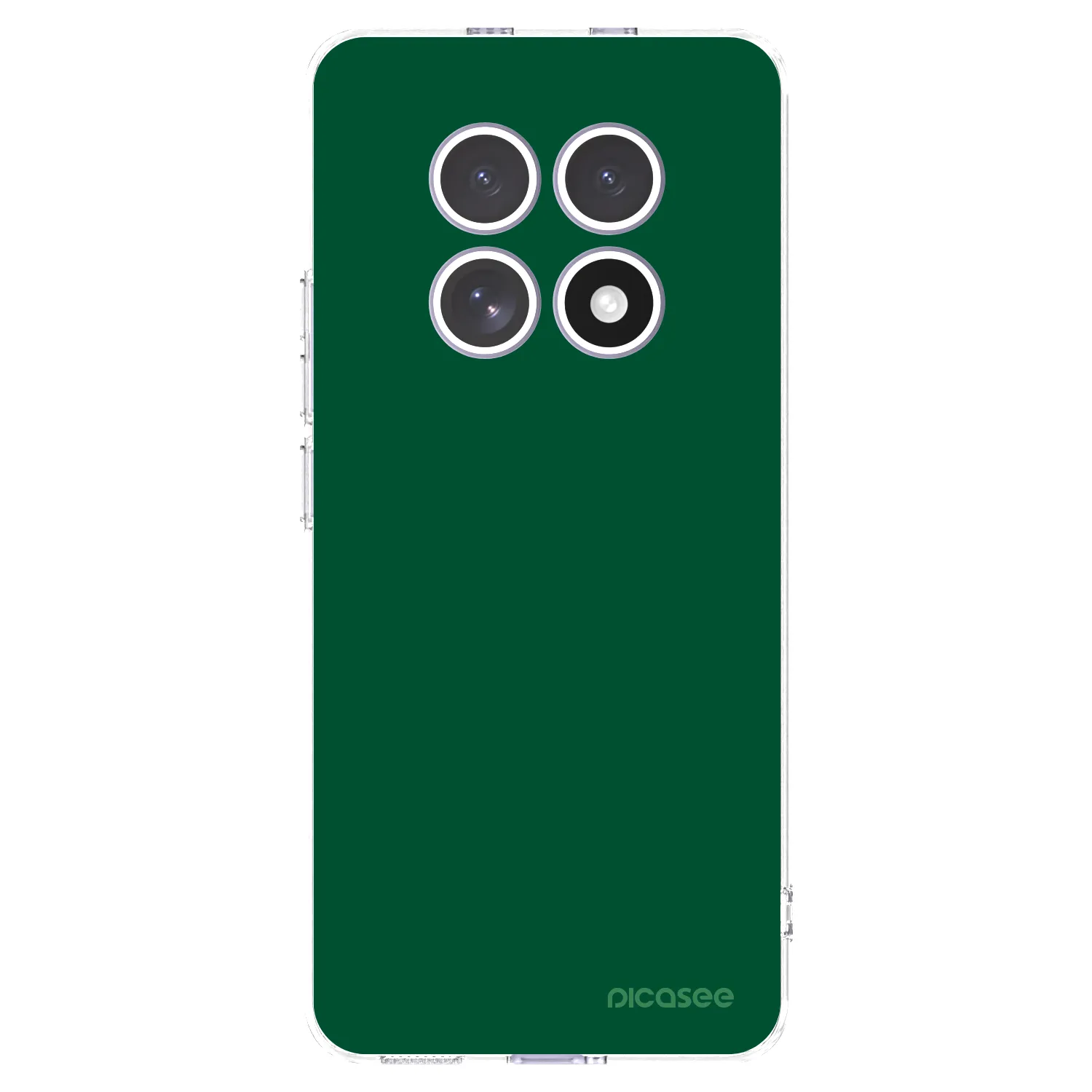 Picasee silikonska prozirna maskica za Xiaomi Redmi Note 15 - Green Gleam