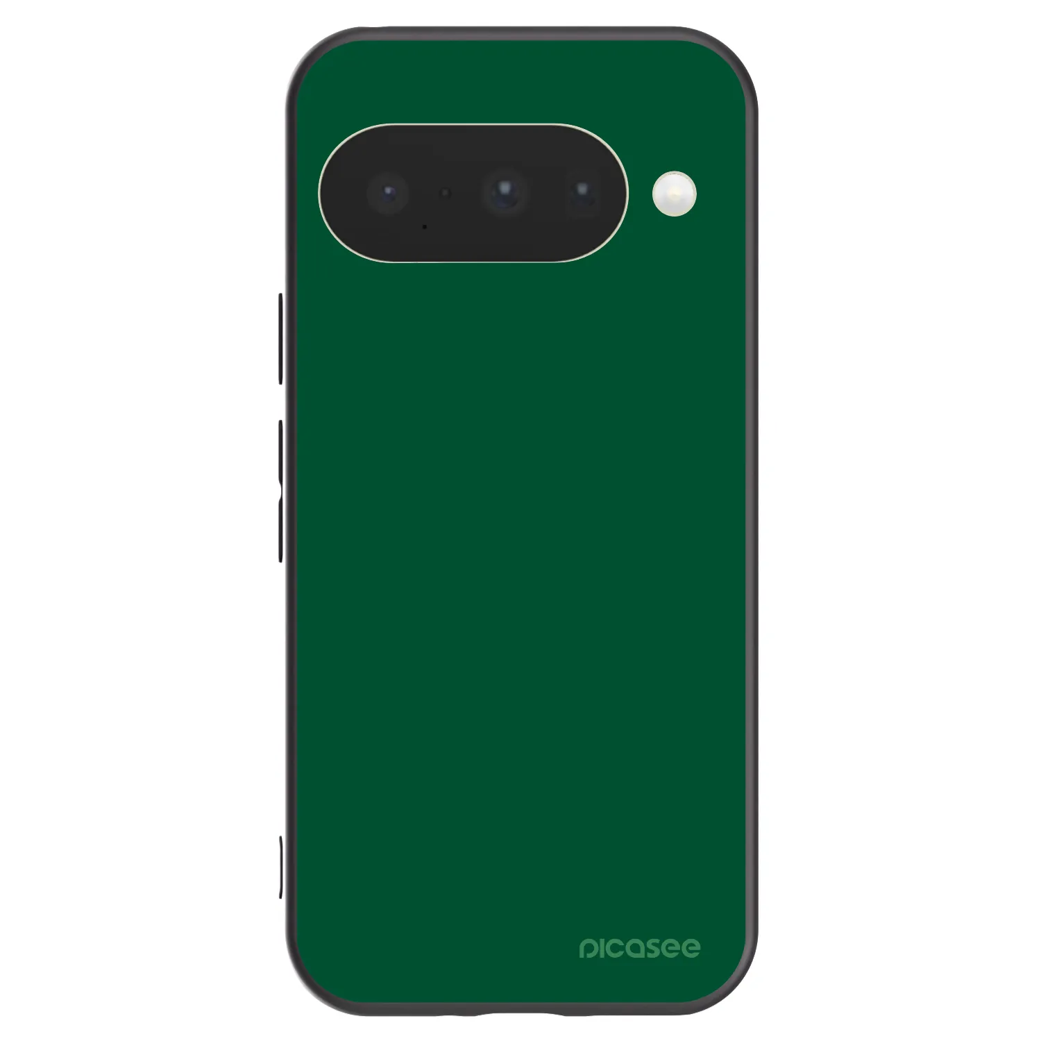 Picasee crna silikonska maskica za Google Pixel 10 - Green Gleam