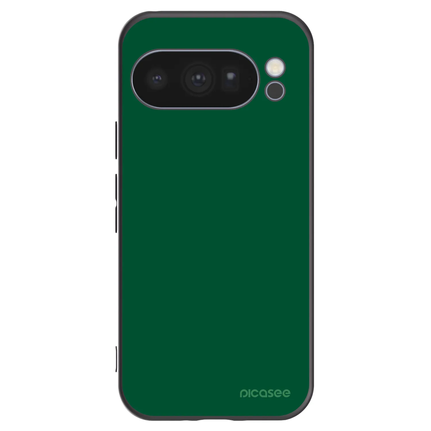 Picasee crna silikonska maskica za Google Pixel 10 Pro - Green Gleam
