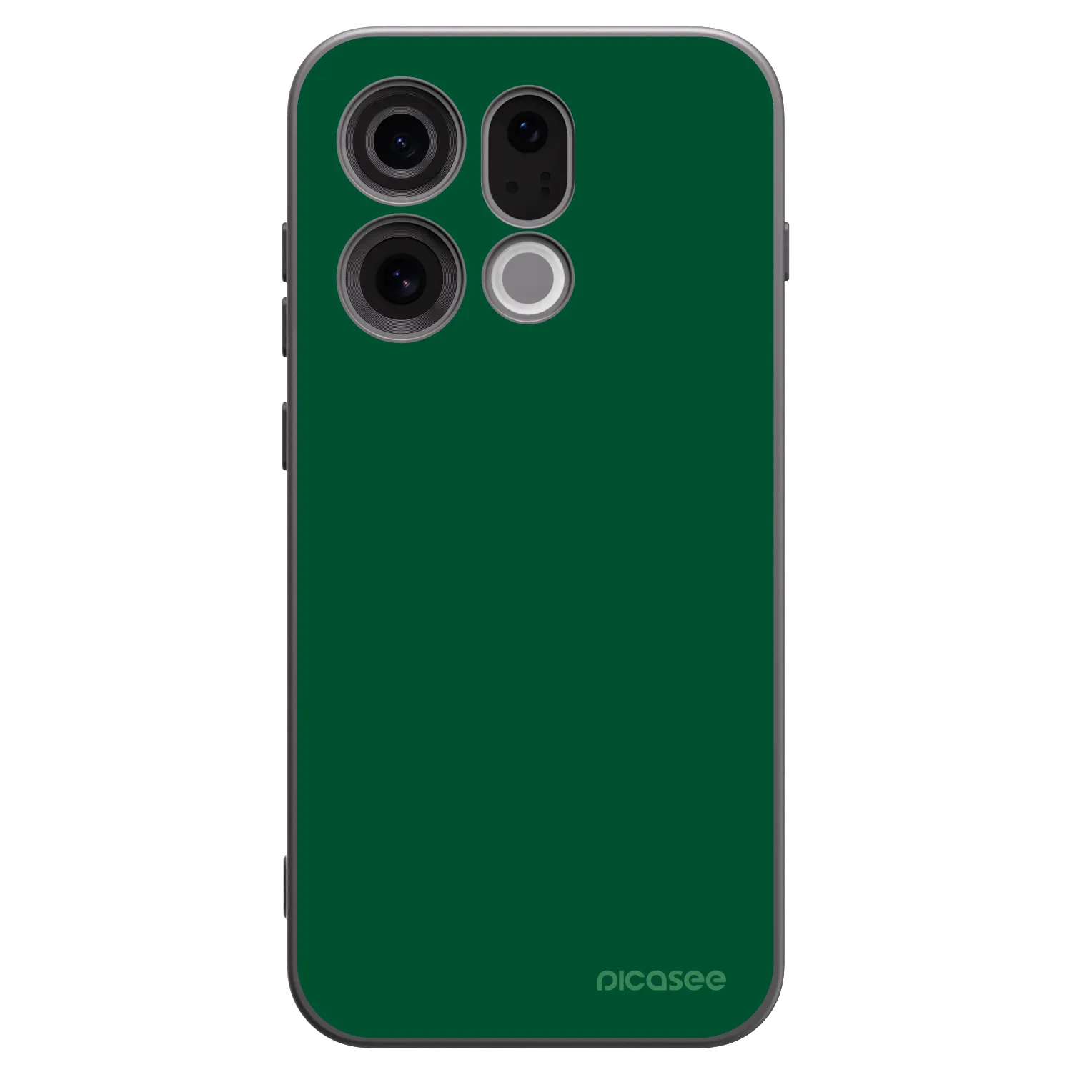 Picasee crna silikonska maskica za OPPO Find X9 - Green Gleam
