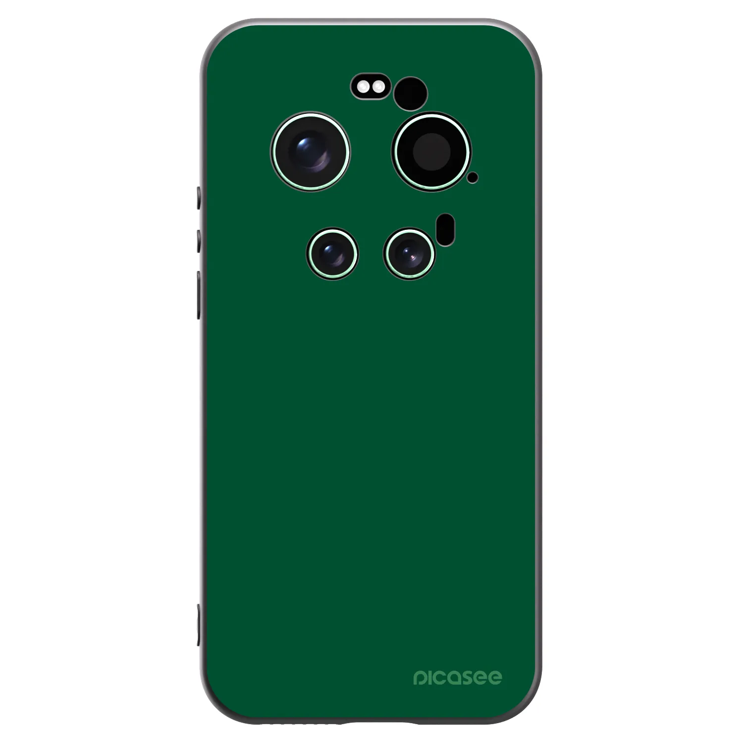 Picasee crna silikonska maskica za Xiaomi 17 Ultra - Green Gleam