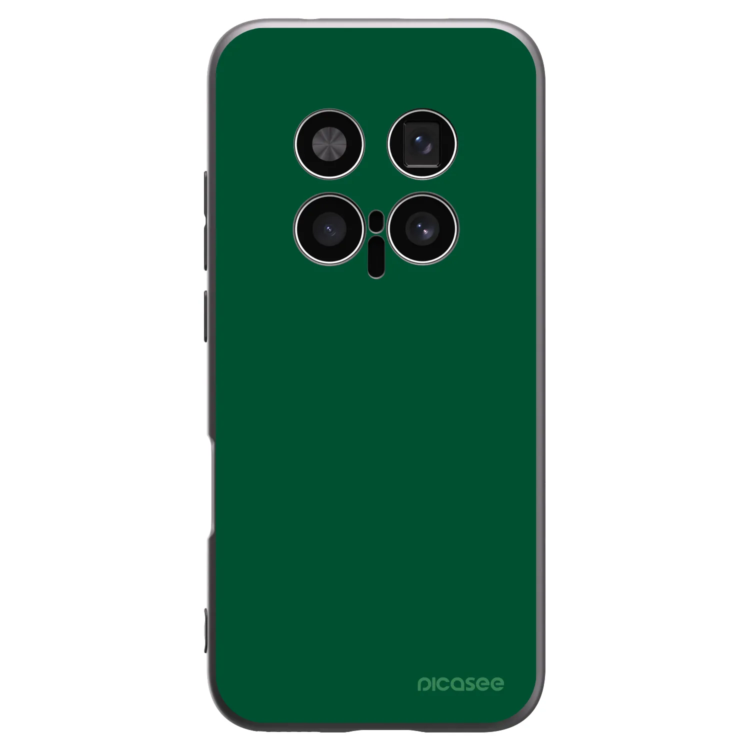 Picasee crna silikonska maskica za Honor Magic8 Pro 5G - Green Gleam