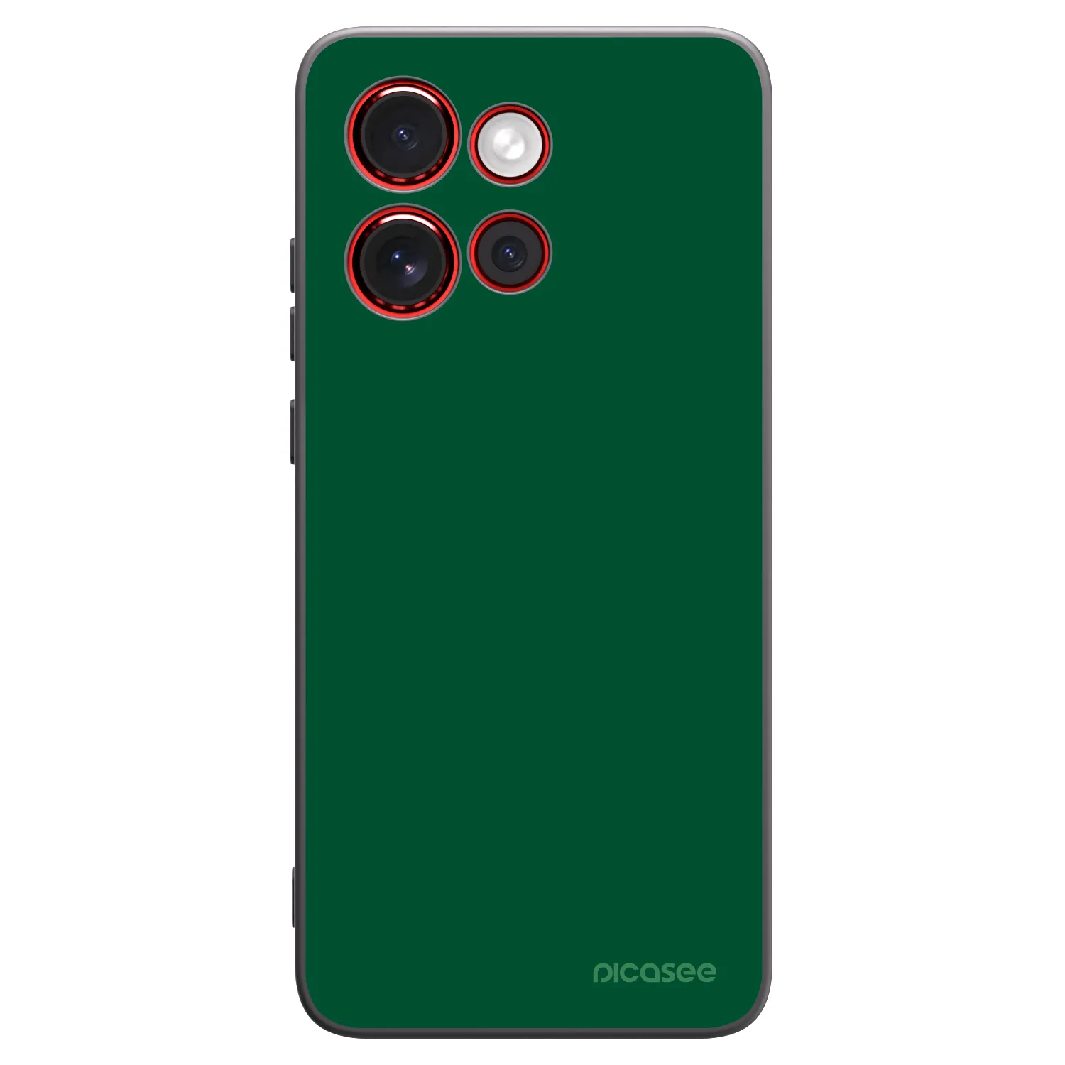 Picasee crna silikonska maskica za Motorola Edge 60 Neo 5G - Green Gleam