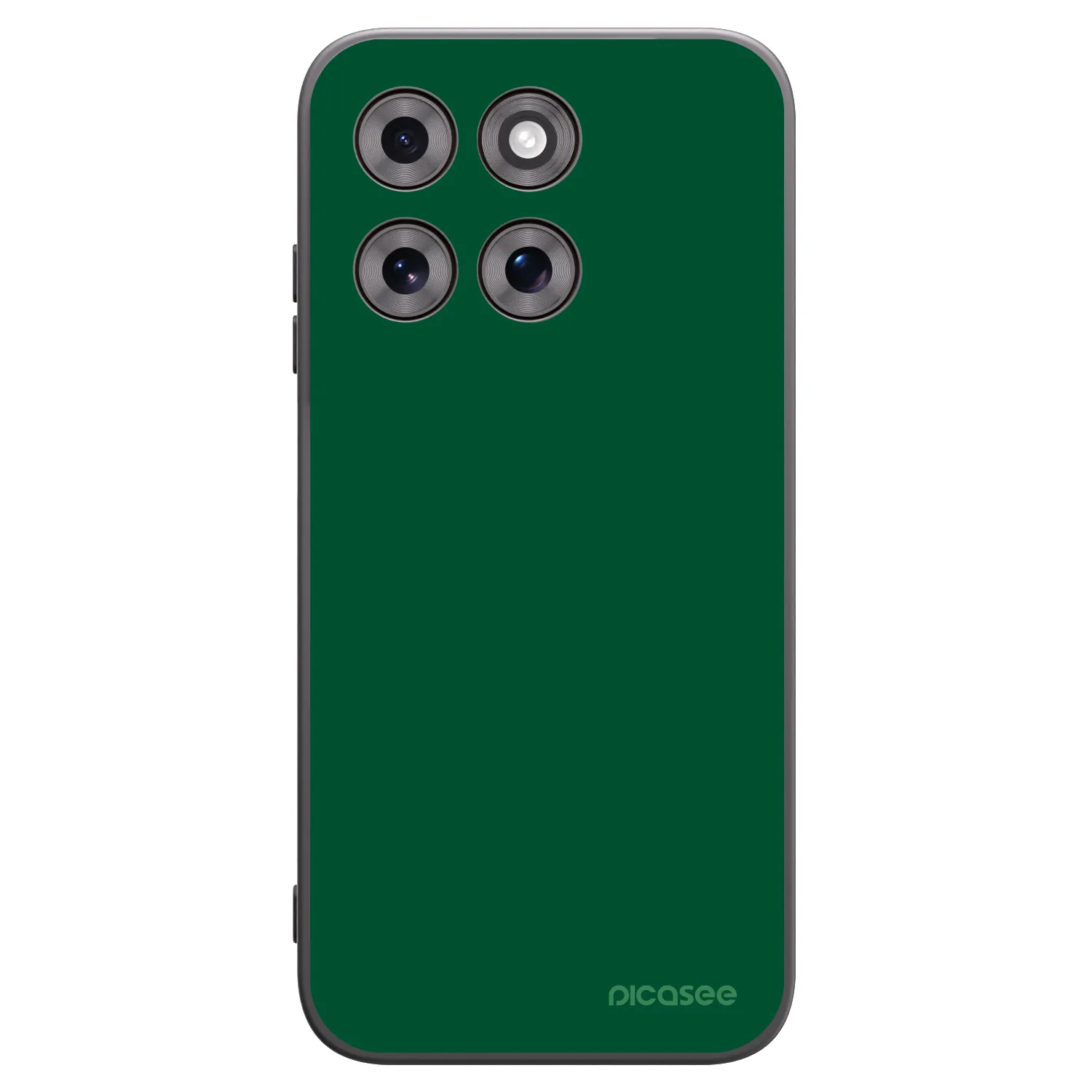 Picasee crna silikonska maskica za Motorola Moto G77 - Green Gleam