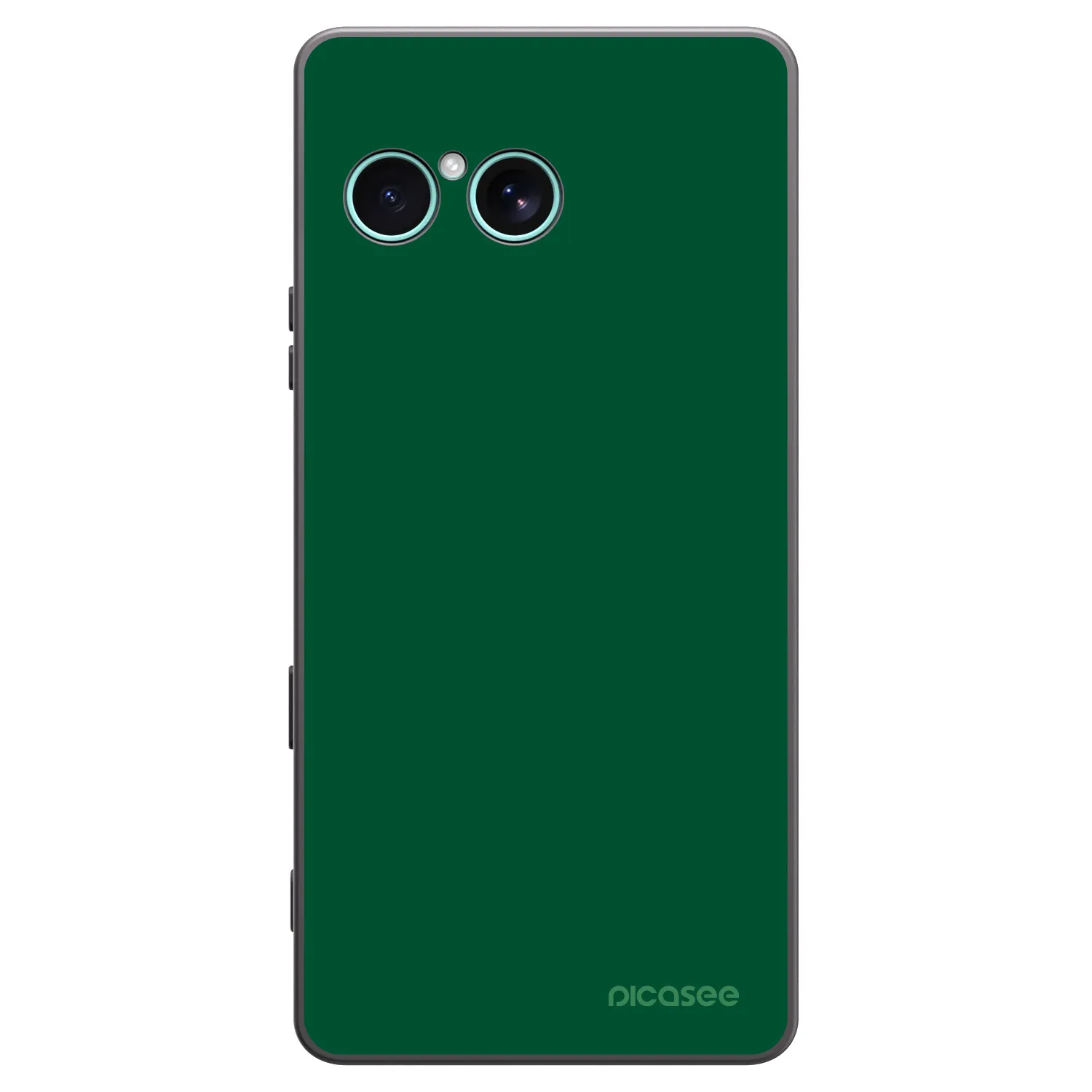 Picasee crna silikonska maskica za Sony Xperia 10 VII - Green Gleam