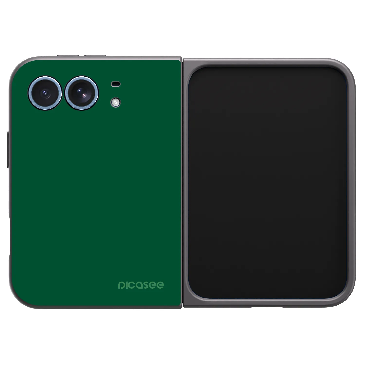 Picasee crna silikonska maskica za Apple iPhone Ultra - Green Gleam