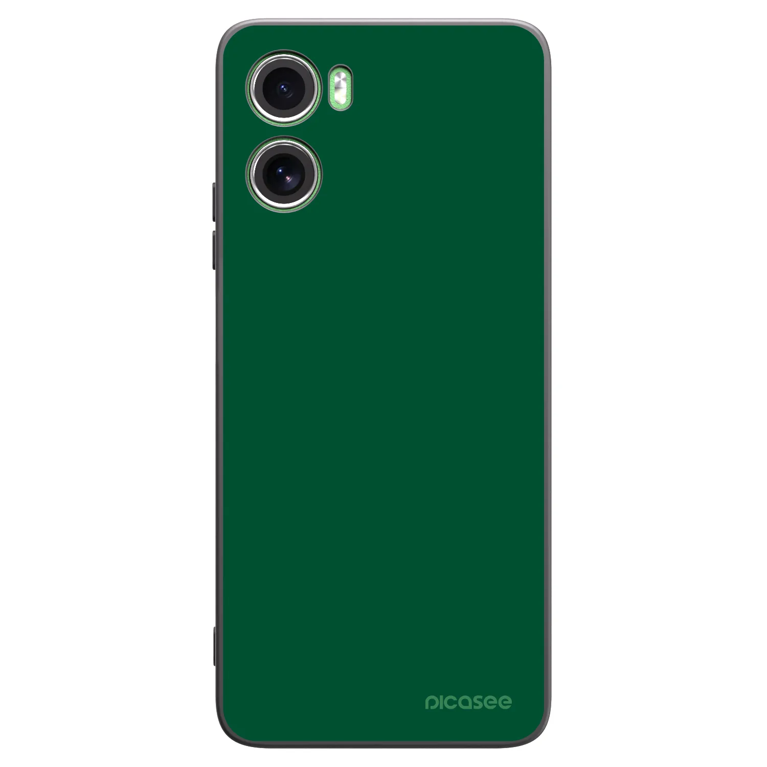 Picasee crna silikonska maskica za Motorola Moto G06 - Green Gleam