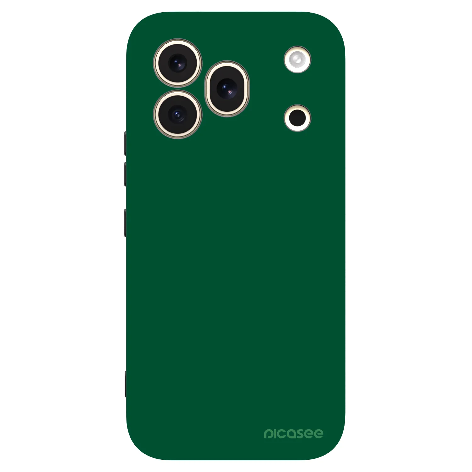 Picasee crna silikonska maskica za Honor 600 Pro - Green Gleam