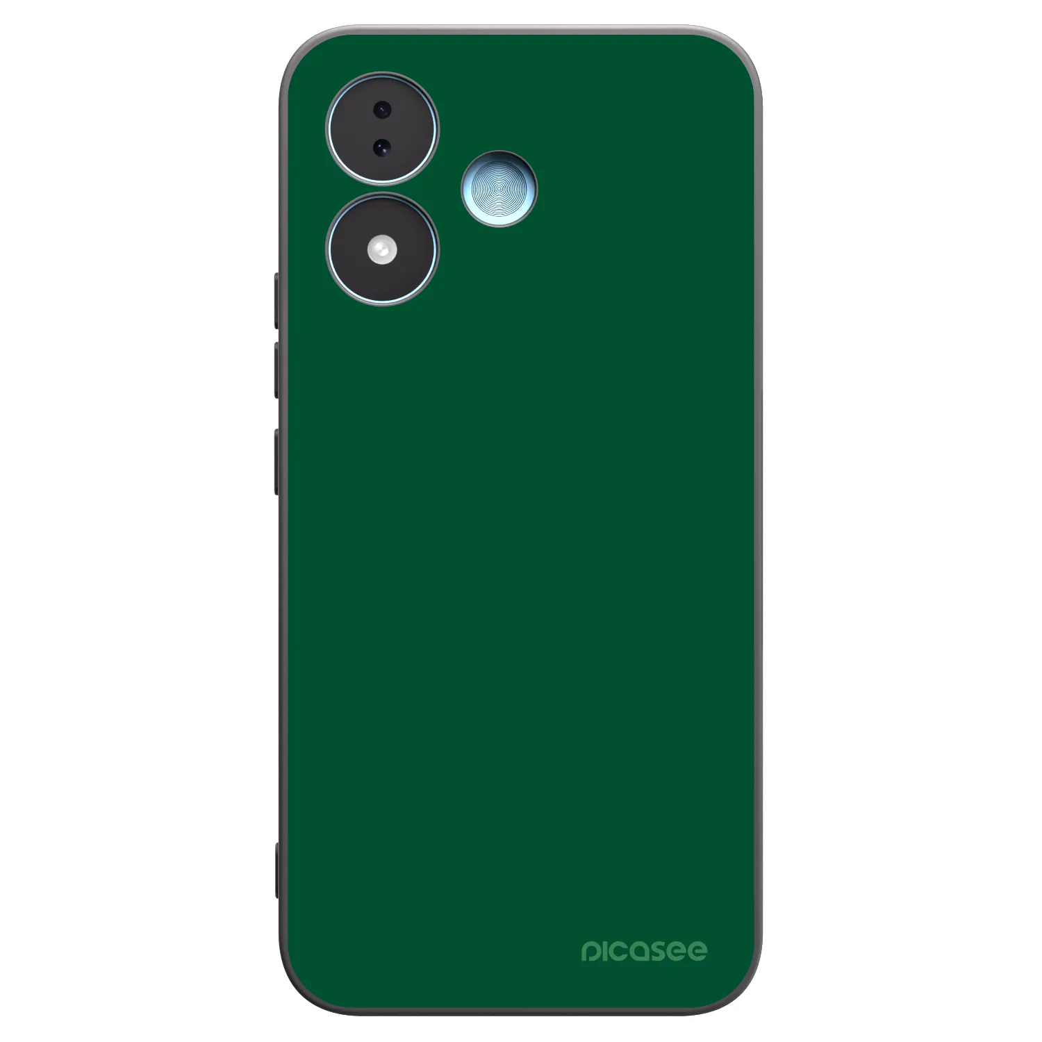 Picasee crna silikonska maskica za Xiaomi Redmi Note 17 5G - Green Gleam
