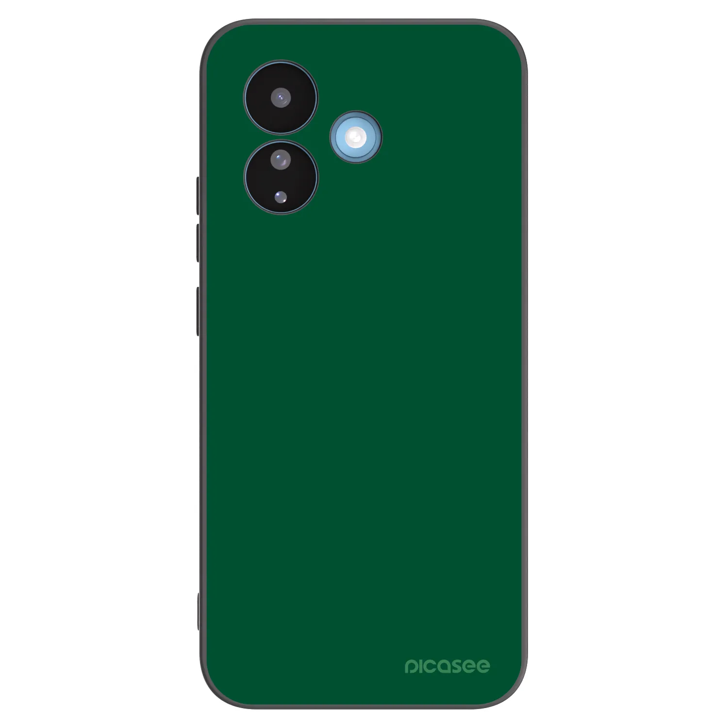 Picasee crna silikonska maskica za Xiaomi Redmi Note 17 Pro 5G - Green Gleam
