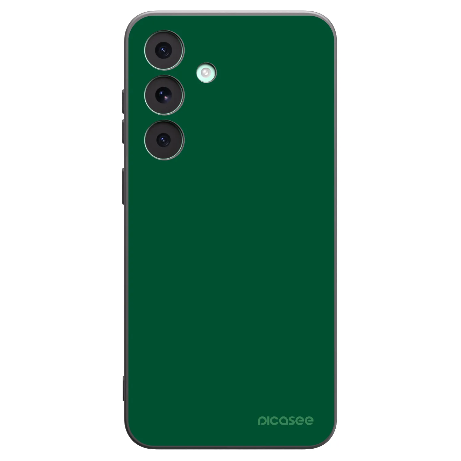 Picasee crna silikonska maskica za Samsung Galaxy S26 FE - Green Gleam