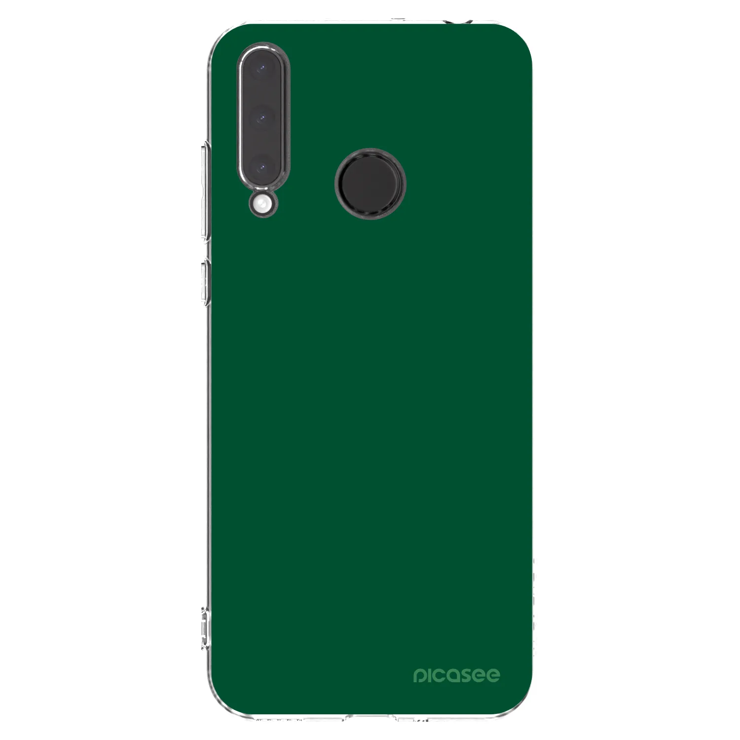 Picasee silikonska prozirna maskica za Honor 20 Lite - Green Gleam