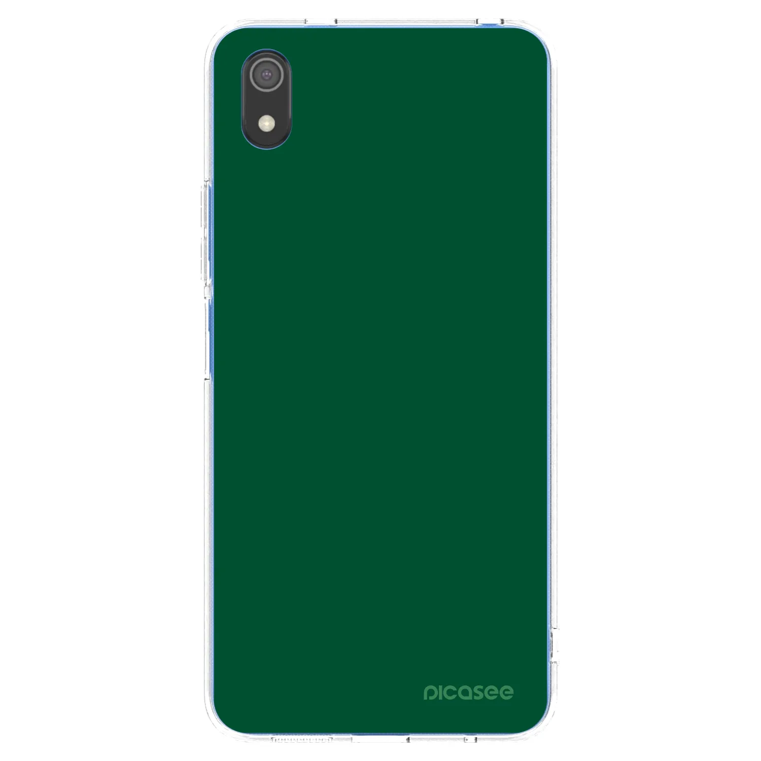 Picasee silikonska prozirna maskica za Xiaomi Redmi 7A - Green Gleam