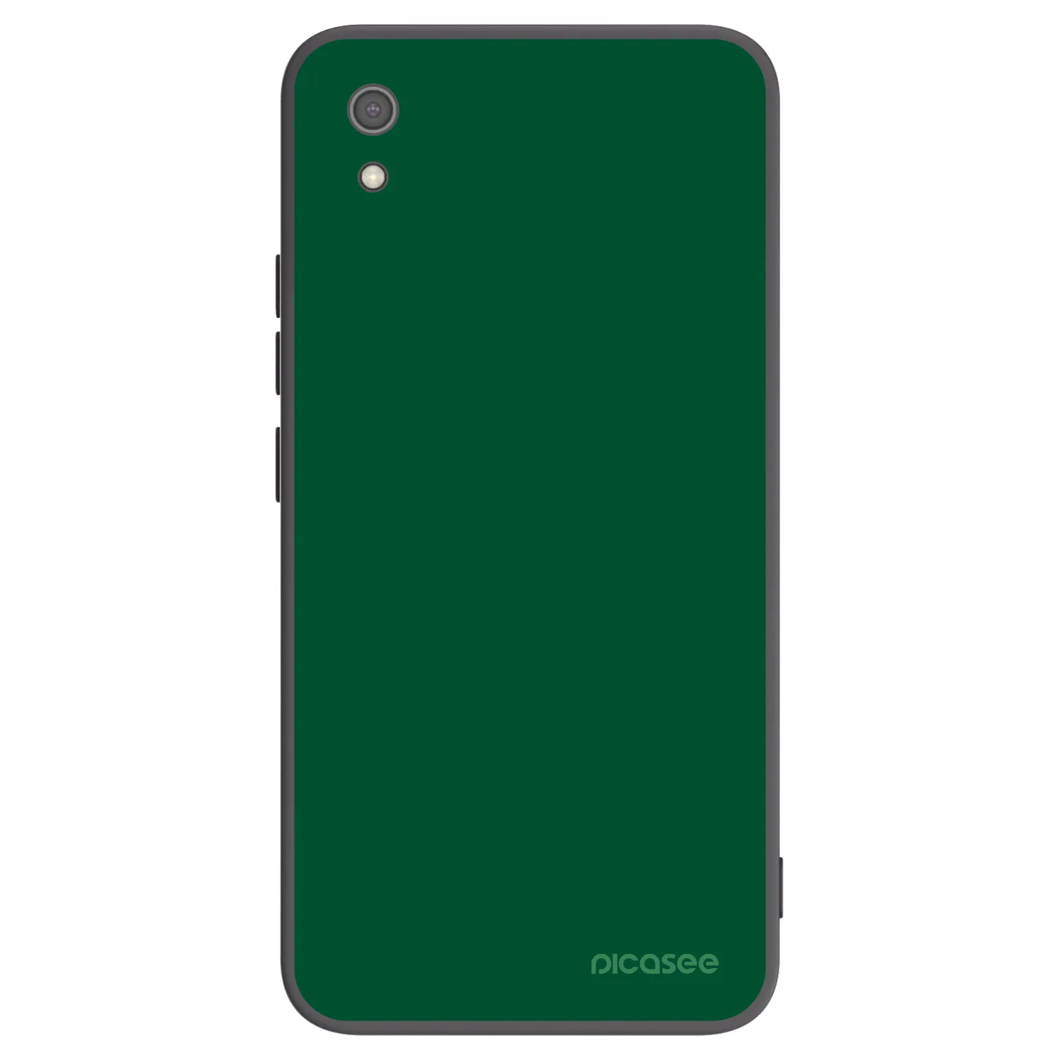 Picasee crna silikonska maskica za Xiaomi Redmi 7A - Green Gleam