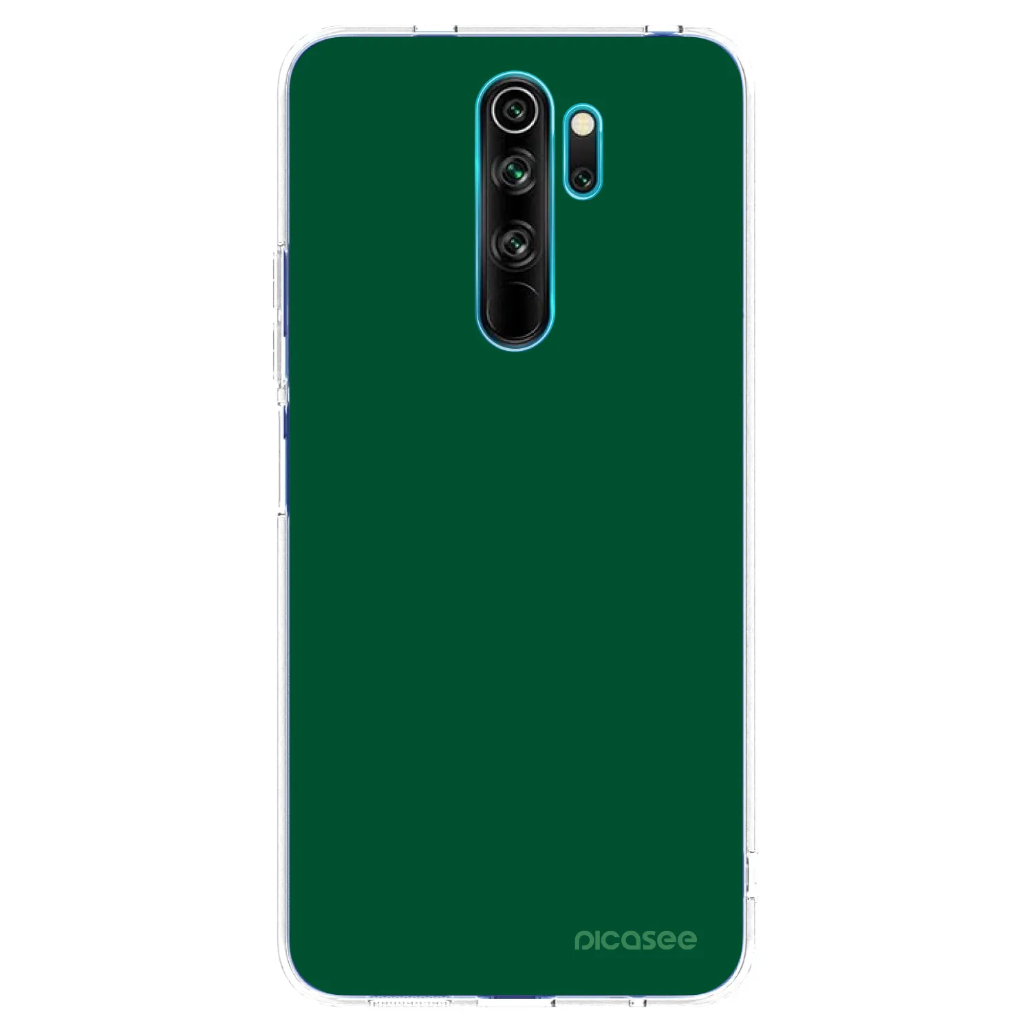 Picasee silikonska prozirna maskica za Xiaomi Redmi Note 8 Pro - Green Gleam