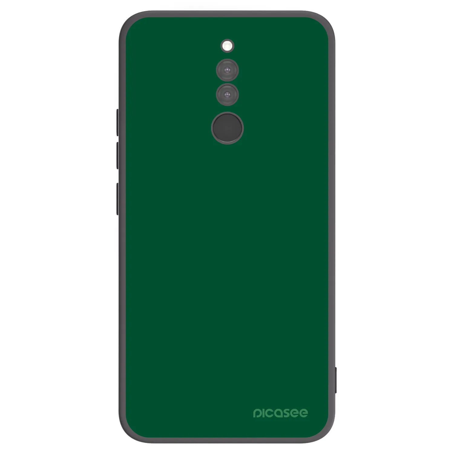 Picasee crna silikonska maskica za Xiaomi Redmi 8 - Green Gleam