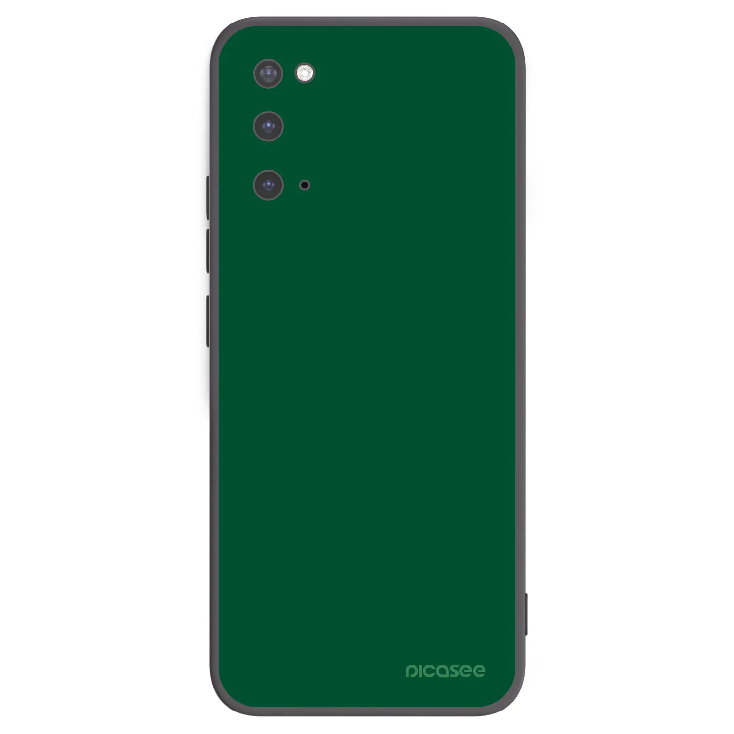 Picasee crna silikonska maskica za Samsung Galaxy S20 G980F - Green Gleam