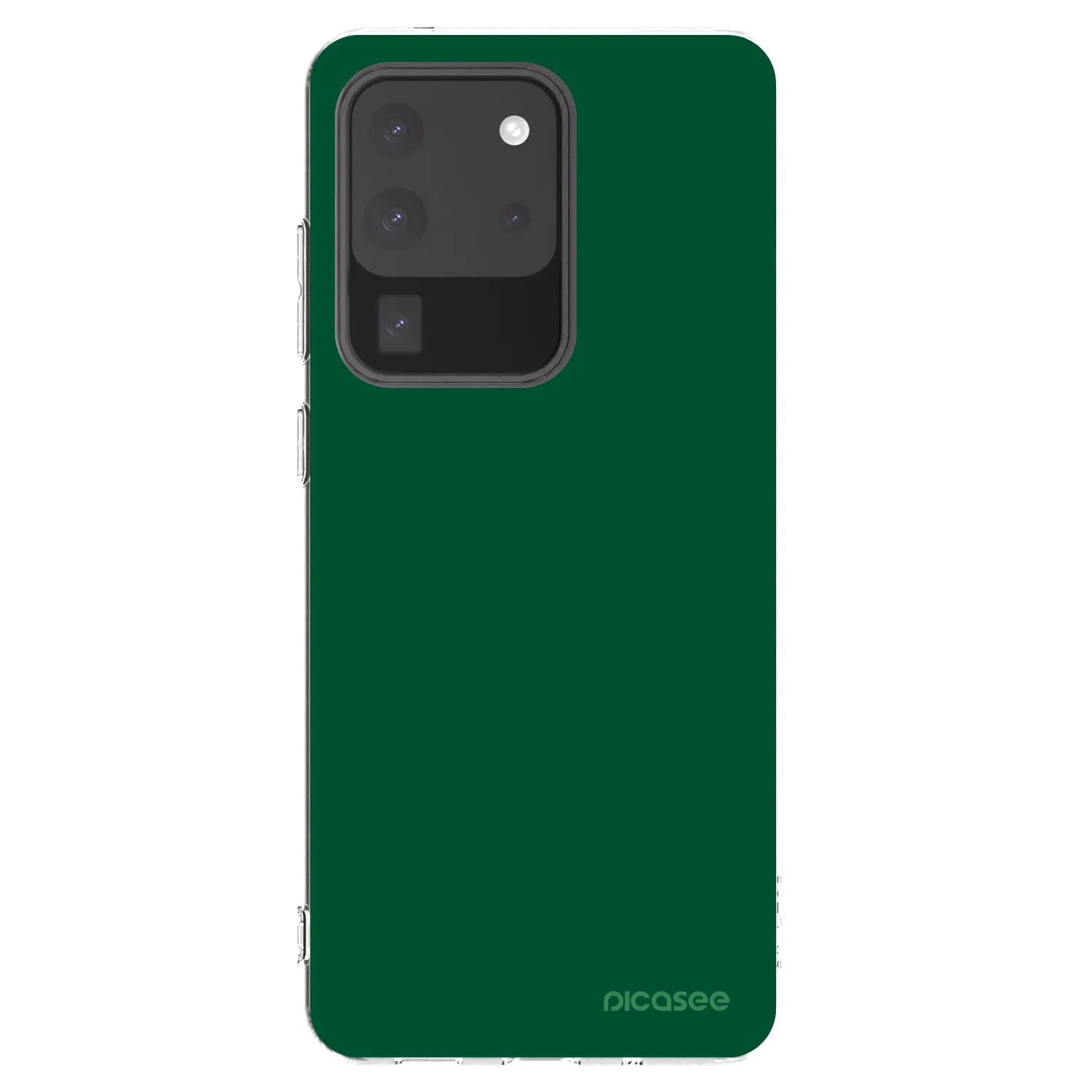 Picasee silikonska prozirna maskica za Samsung Galaxy S20 Ultra 5G G988F - Green Gleam