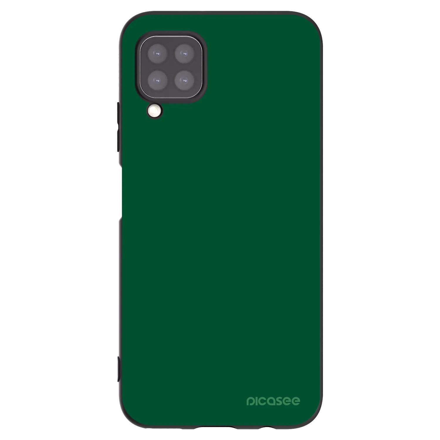 Picasee crna silikonska maskica za Huawei P40 Lite - Green Gleam