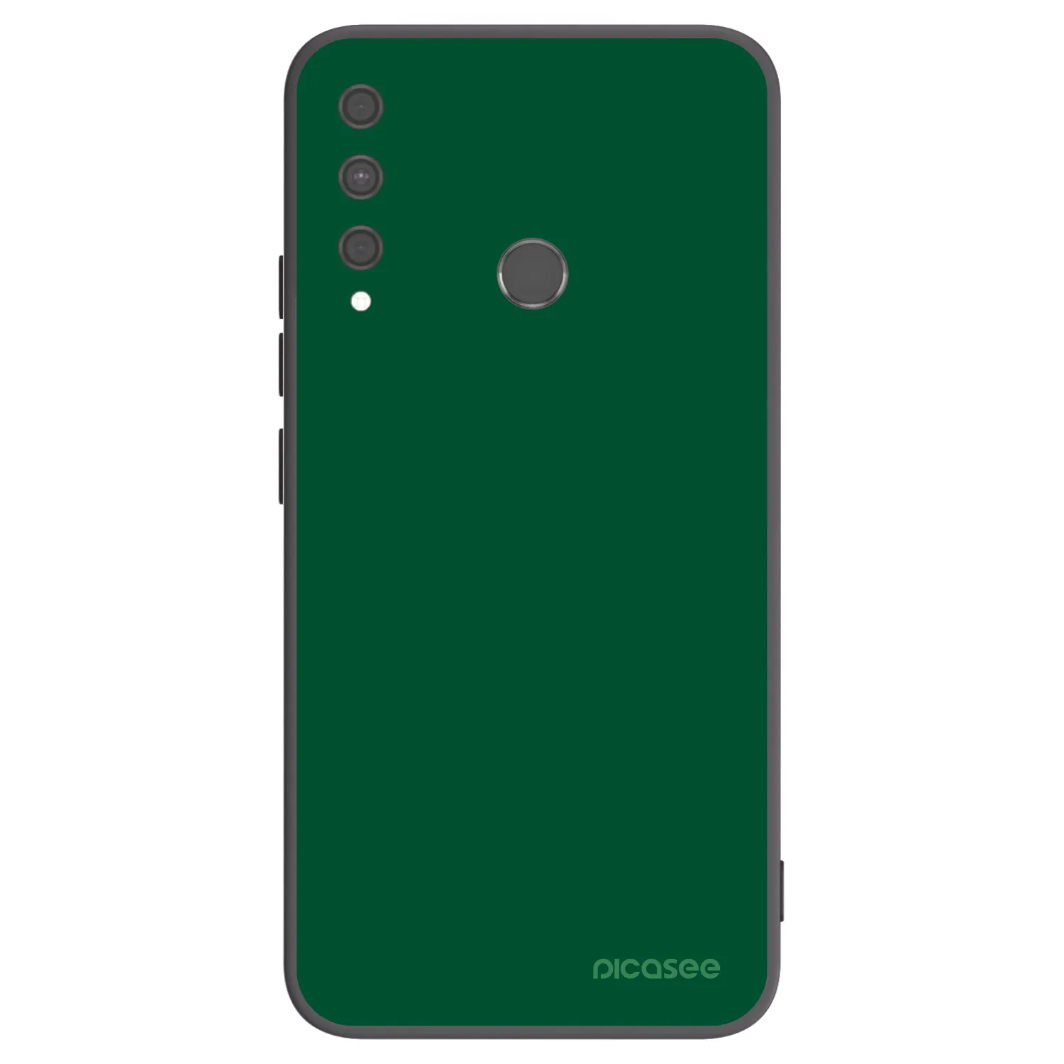 Picasee crna silikonska maskica za Huawei P40 Lite E - Green Gleam