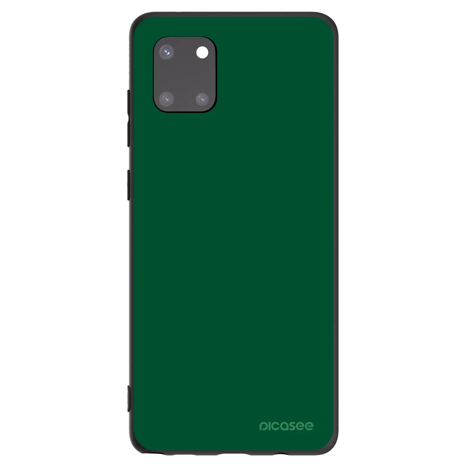 Picasee crna silikonska maskica za Samsung Galaxy Note 10 Lite N770F - Green Gleam