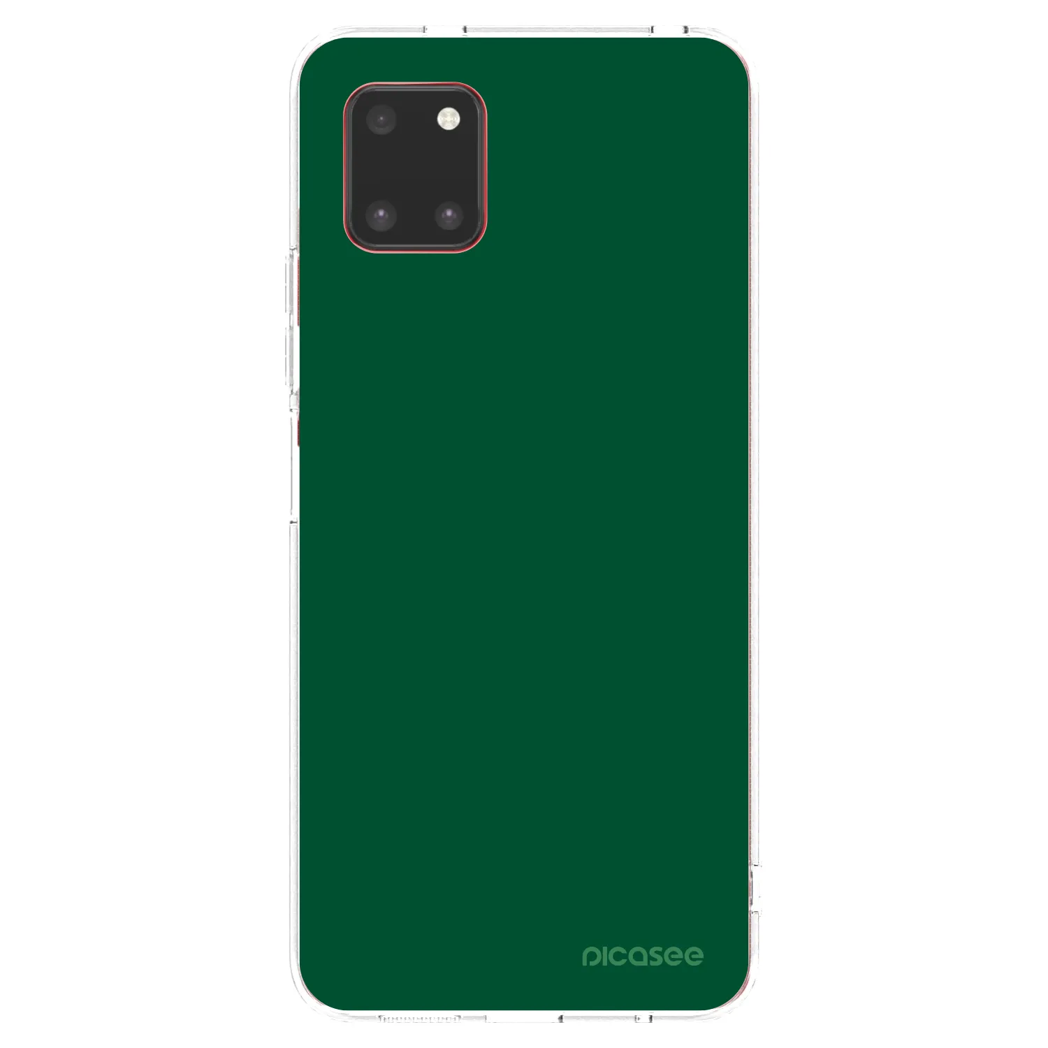 Picasee silikonska prozirna maskica za Samsung Galaxy Note 10 Lite N770F - Green Gleam