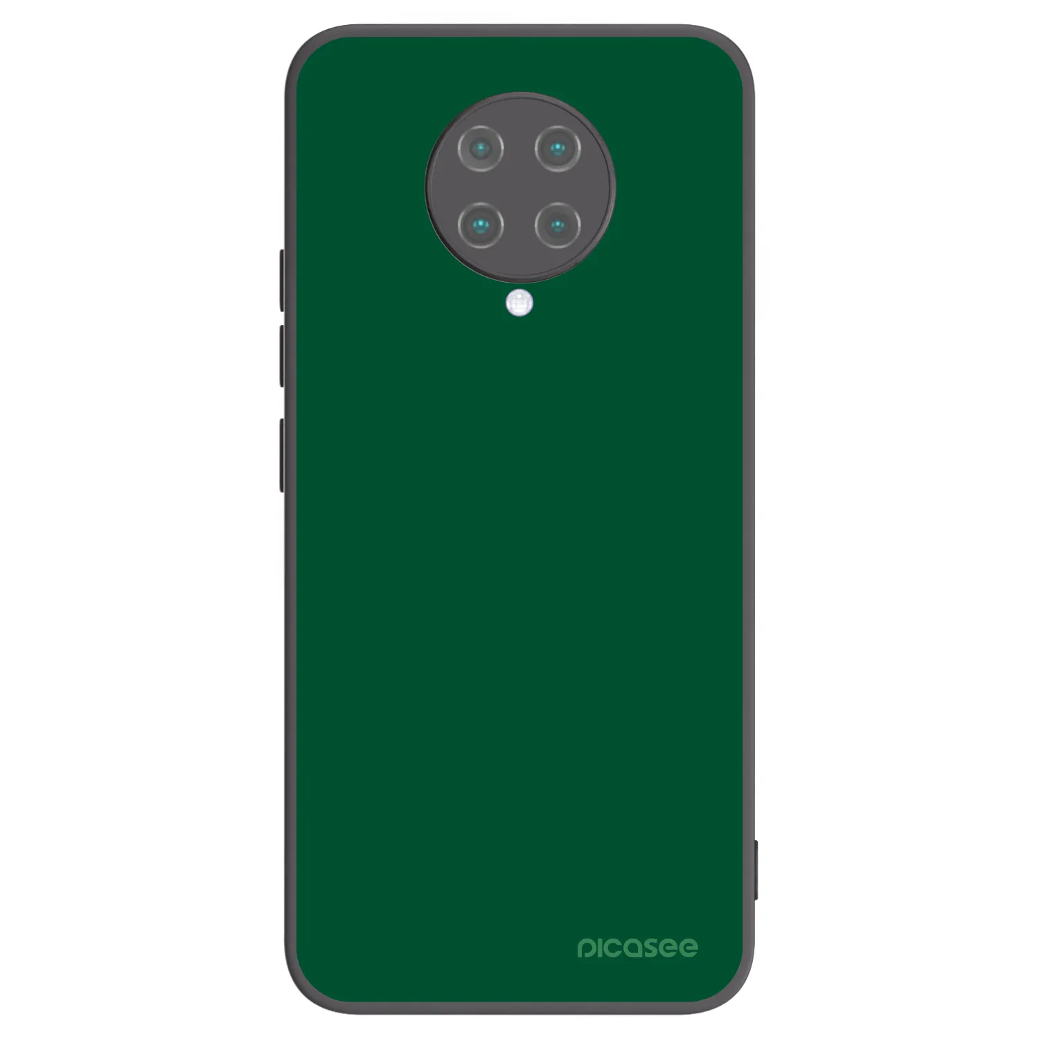 Picasee crna silikonska maskica za Xiaomi Poco F2 Pro - Green Gleam