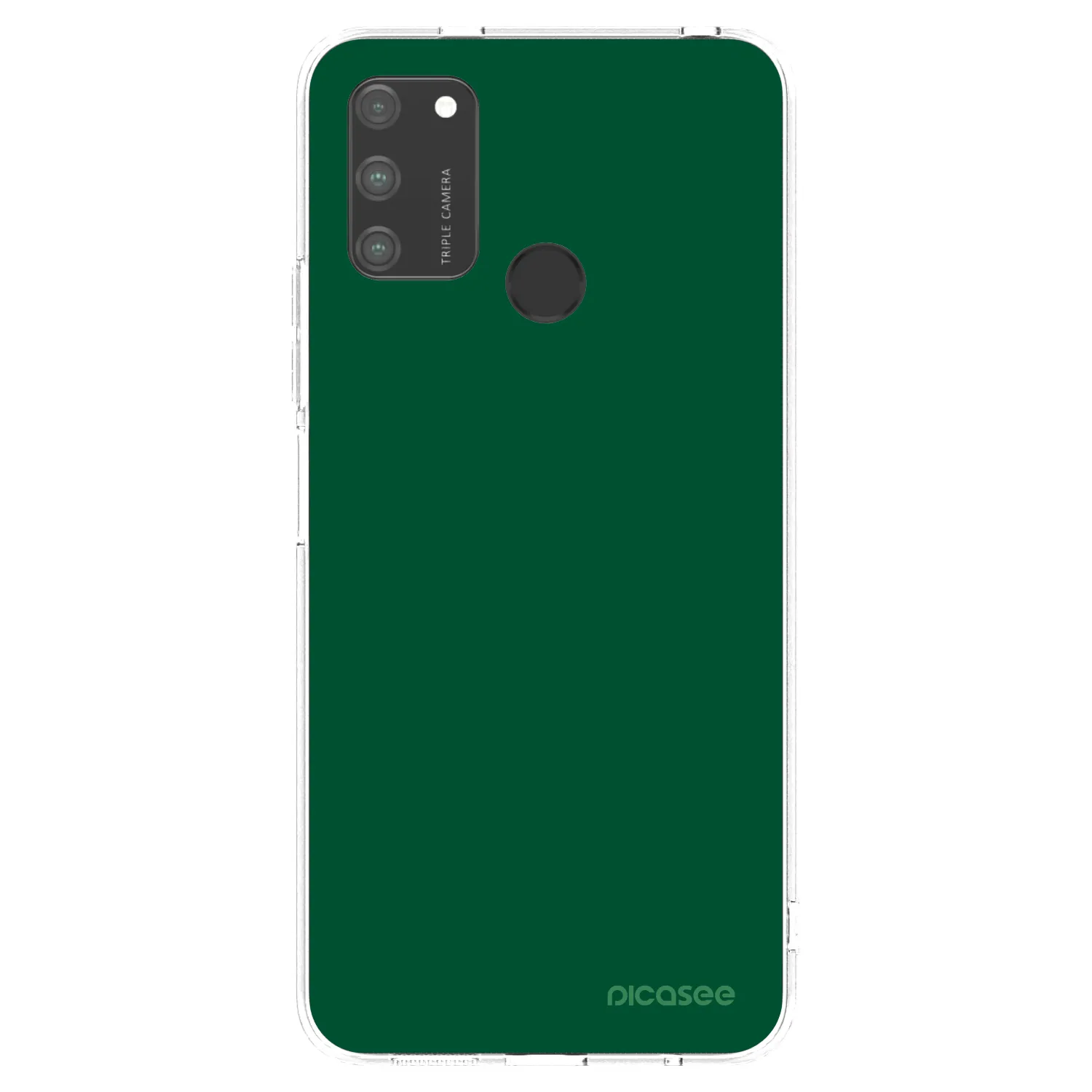Picasee silikonska prozirna maskica za Honor 9A - Green Gleam