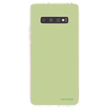 Picasee silikonska prozirna maskica za Samsung Galaxy S10 Plus G975 - Heavenly Hints