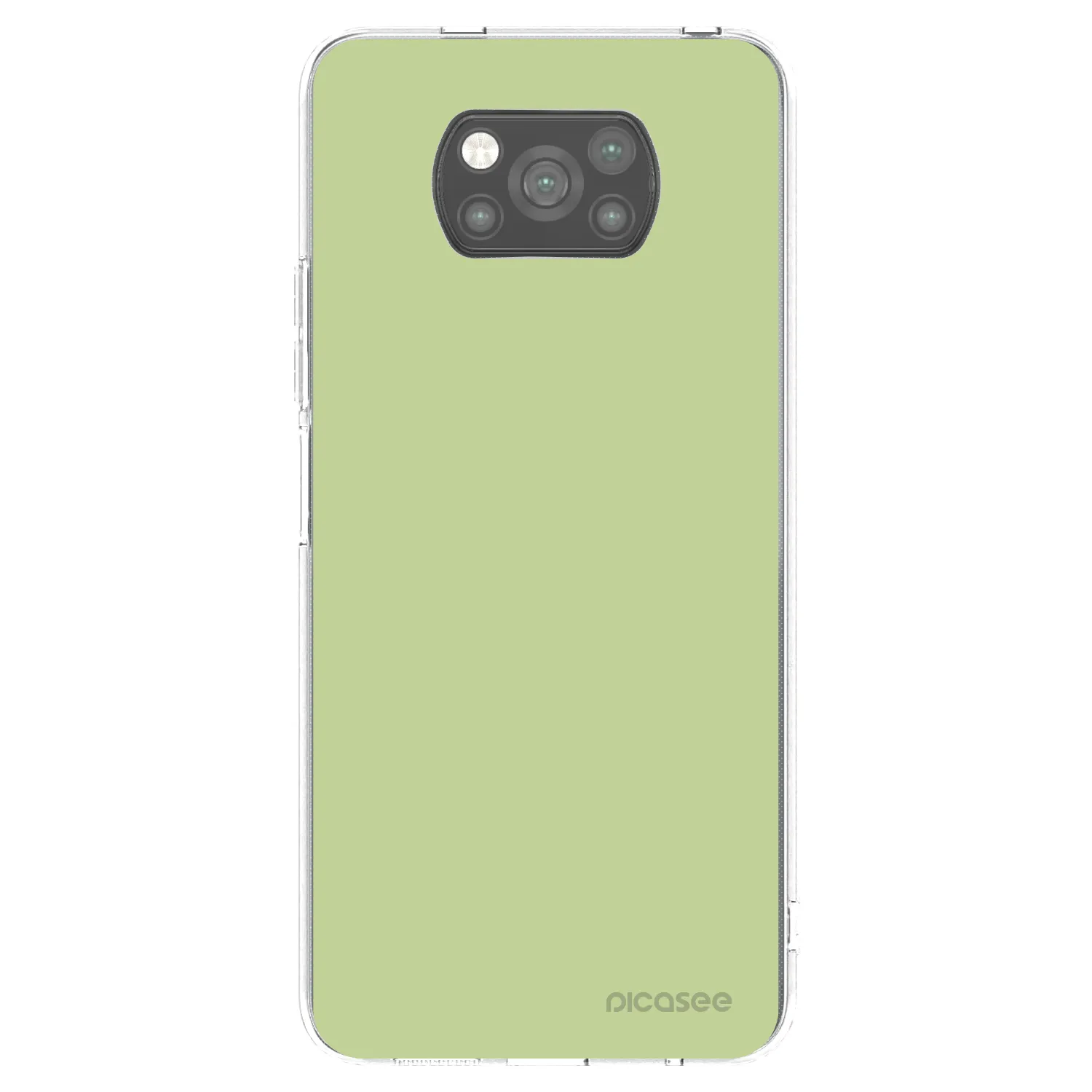 Picasee crna silikonska maskica za Xiaomi Poco X3 - Heavenly Hints