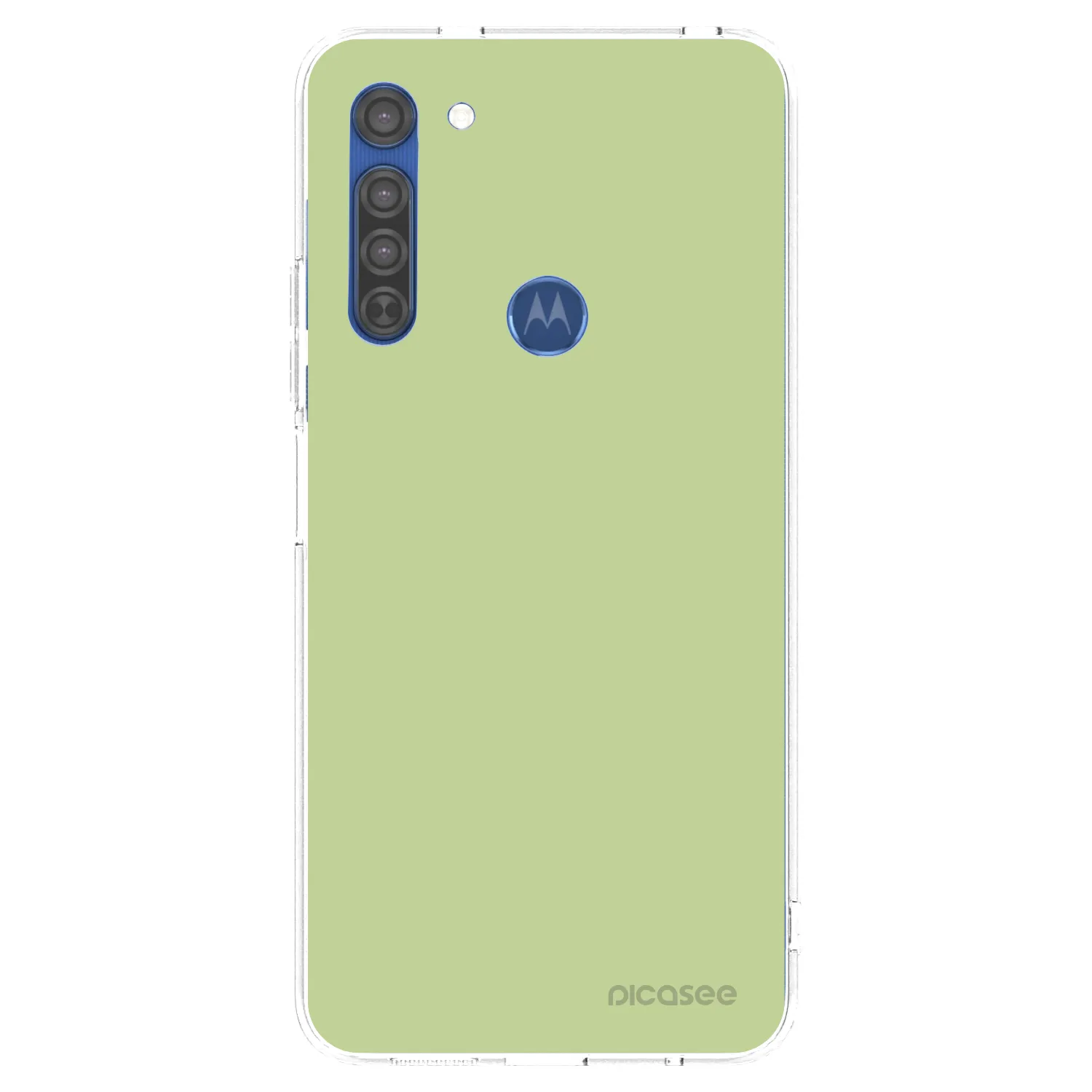 Picasee silikonska prozirna maskica za Motorola Moto G8 - Heavenly Hints