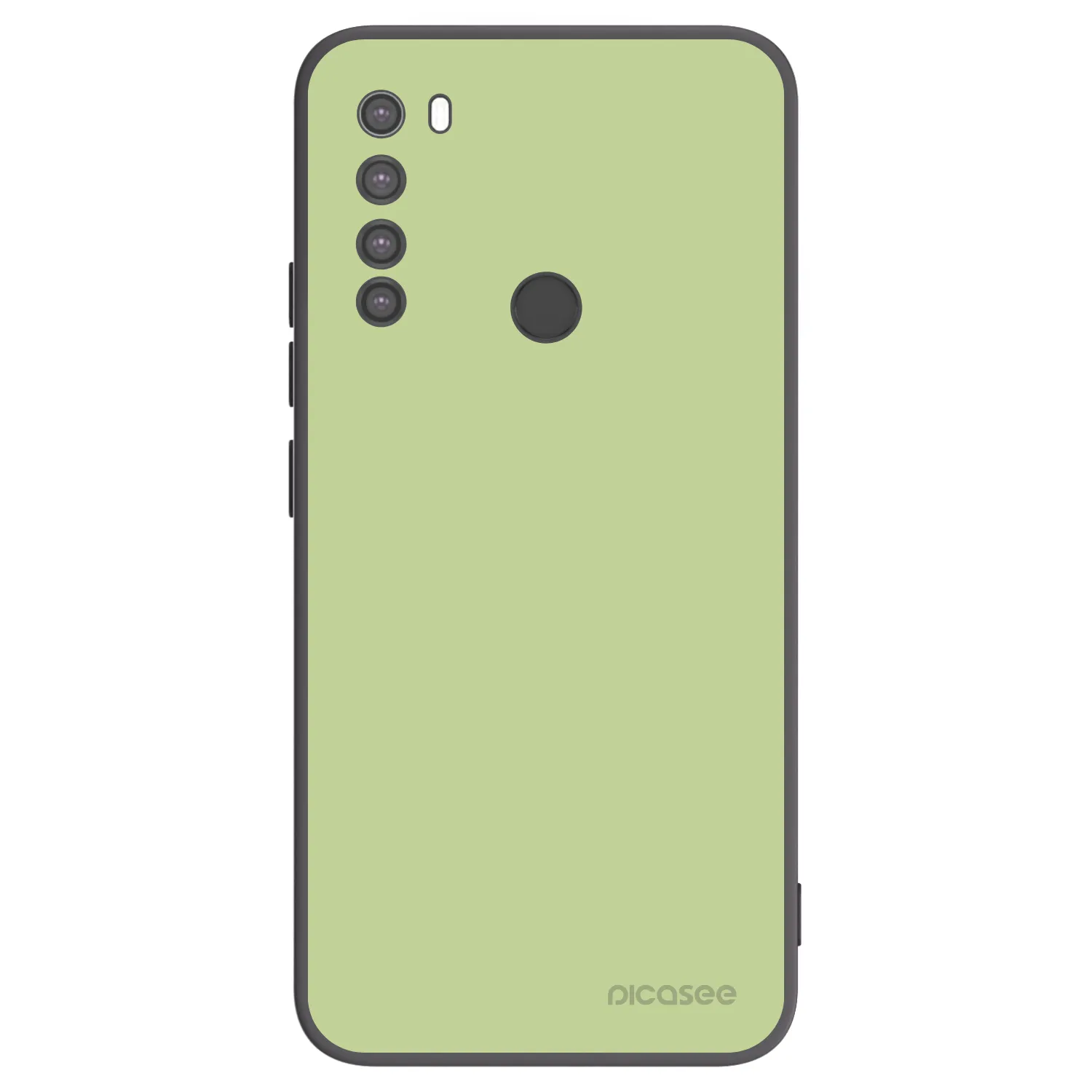Picasee crna silikonska maskica za Xiaomi Redmi Note 8 - Heavenly Hints