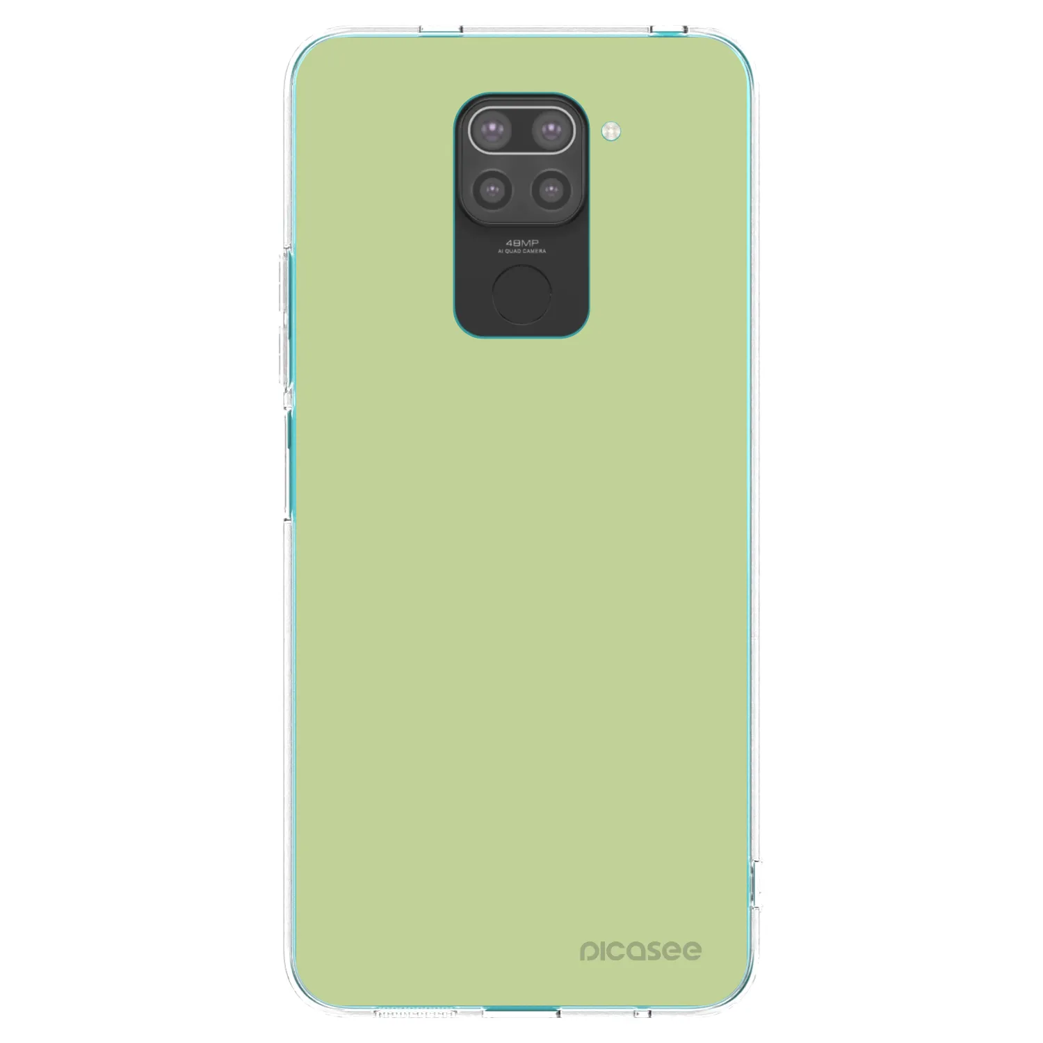 Picasee crna silikonska maskica za Xiaomi Redmi Note 9 - Heavenly Hints