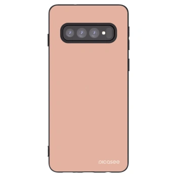Picasee crna silikonska maskica za Samsung Galaxy S10 G973 - Lullaby