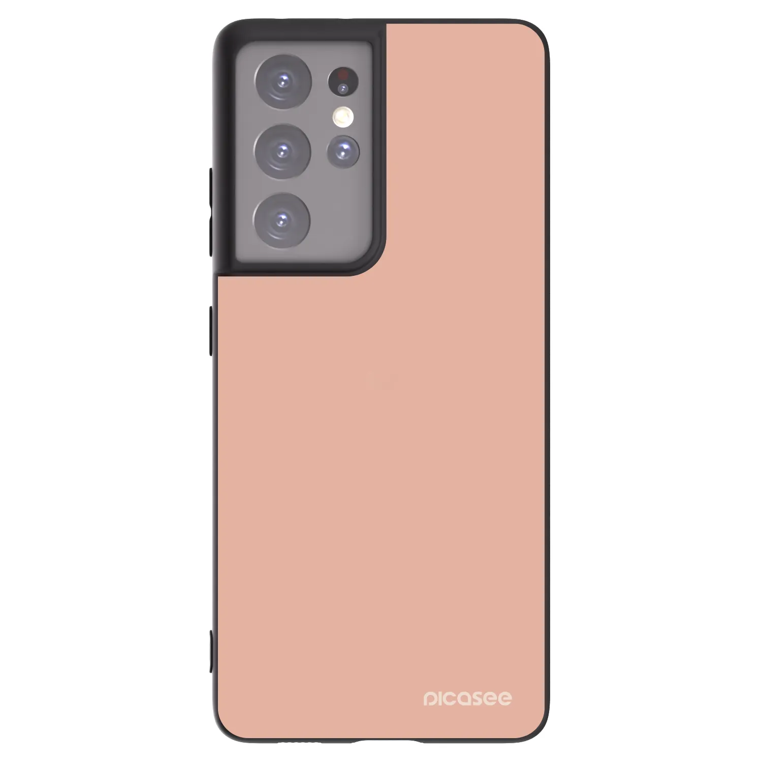 Picasee crna silikonska maskica za Samsung Galaxy S21 Ultra 5G G998B - Lullaby